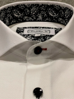 7 Downie Street 7 Downie St - White 21 L/S (Blk Detail)