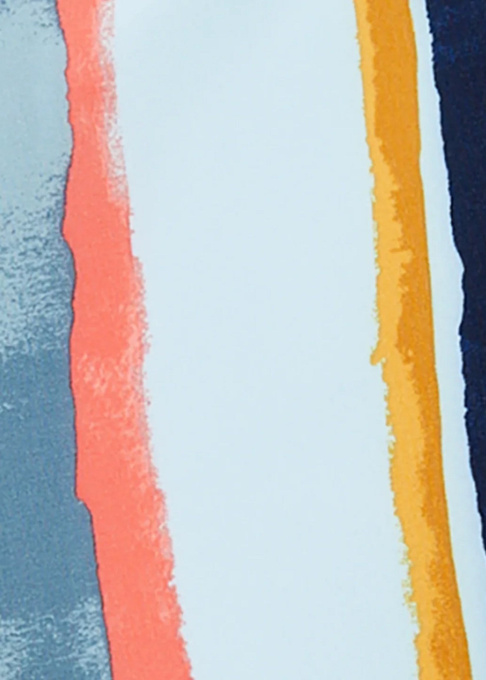 SAXX OH BUOY Stretch Volley Swim Shorts 5" / H20 Stripe- Blue