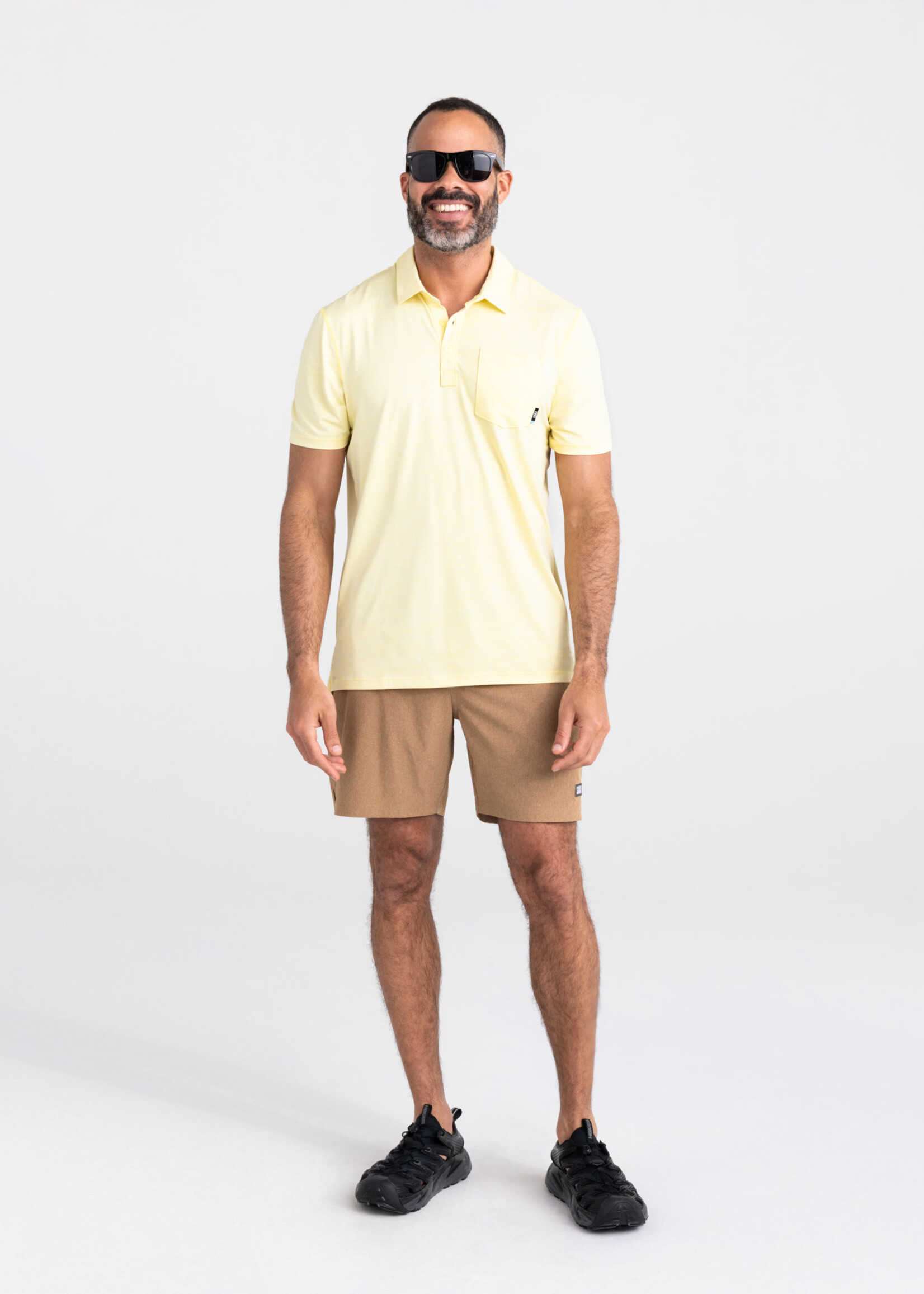 SAXX DROPTEMP™ ALL DAY COOLING Short Sleeve Polo
