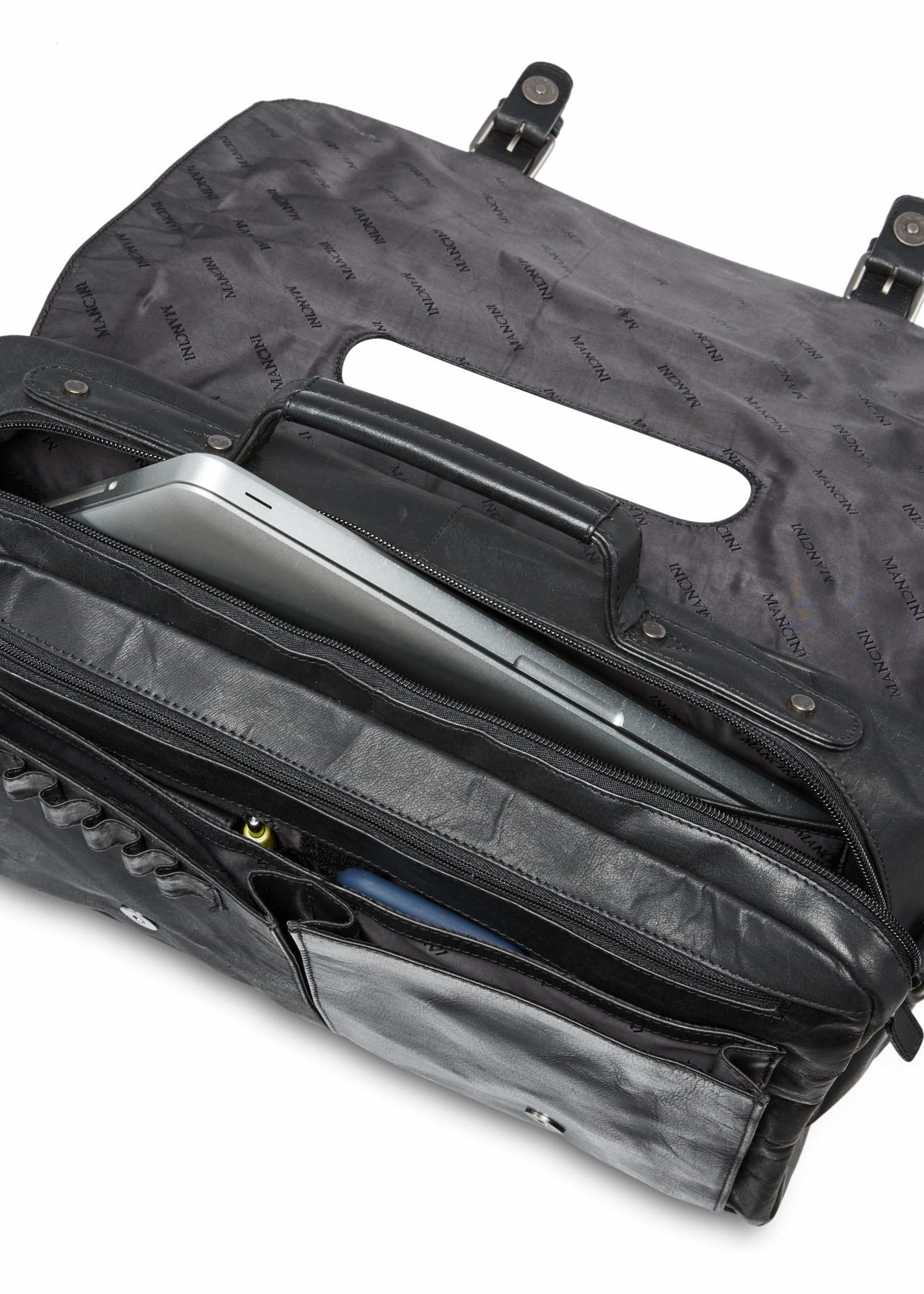 Mancini Porthole briefcase for 15.6” Laptop / Tablet
