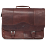 Mancini Mancini - Porthole Briefcase Brown (15.6" Laptop) 99-5465