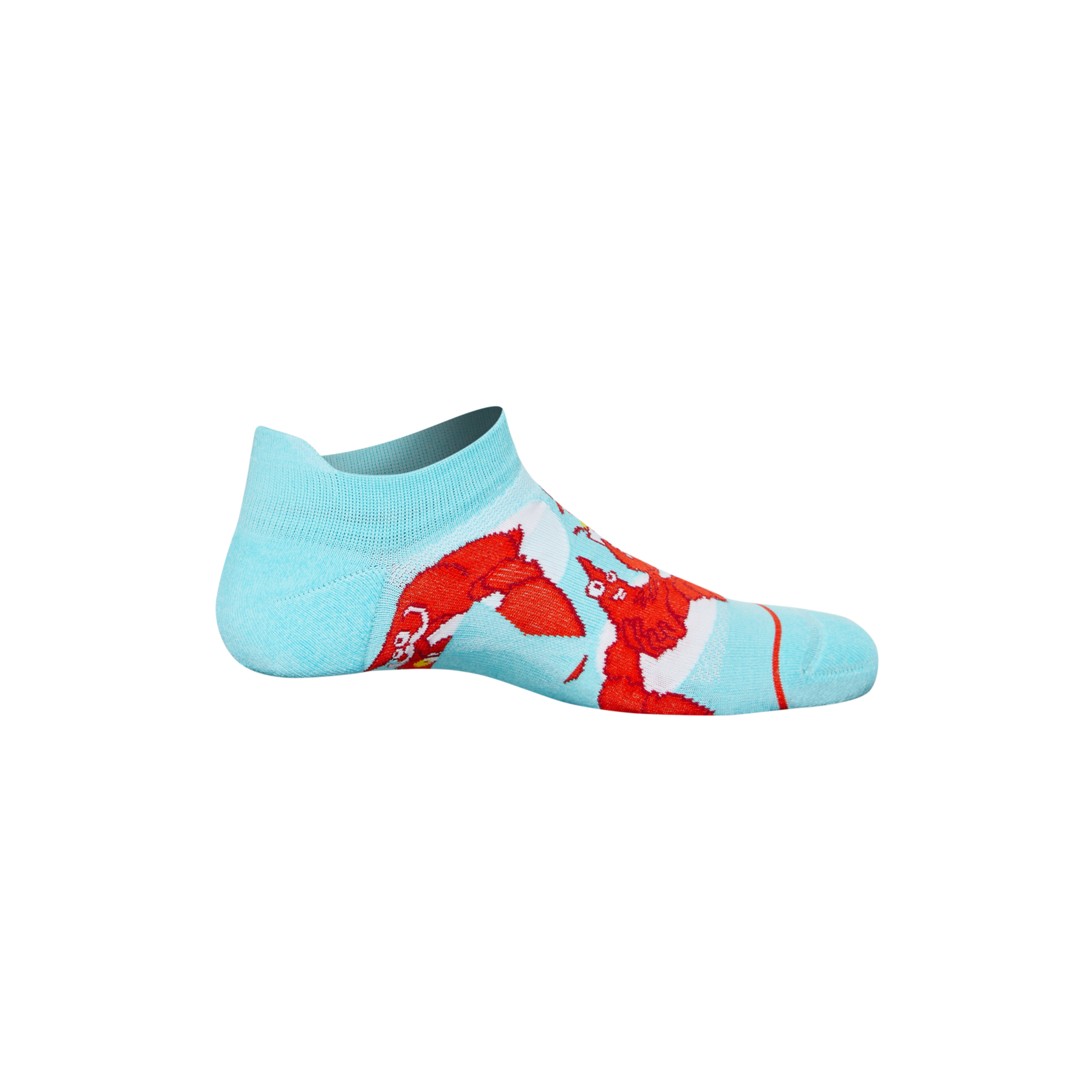 SAXX WHOLE PACKAGE Low Show Socks / Lobster Lounger- Aqua