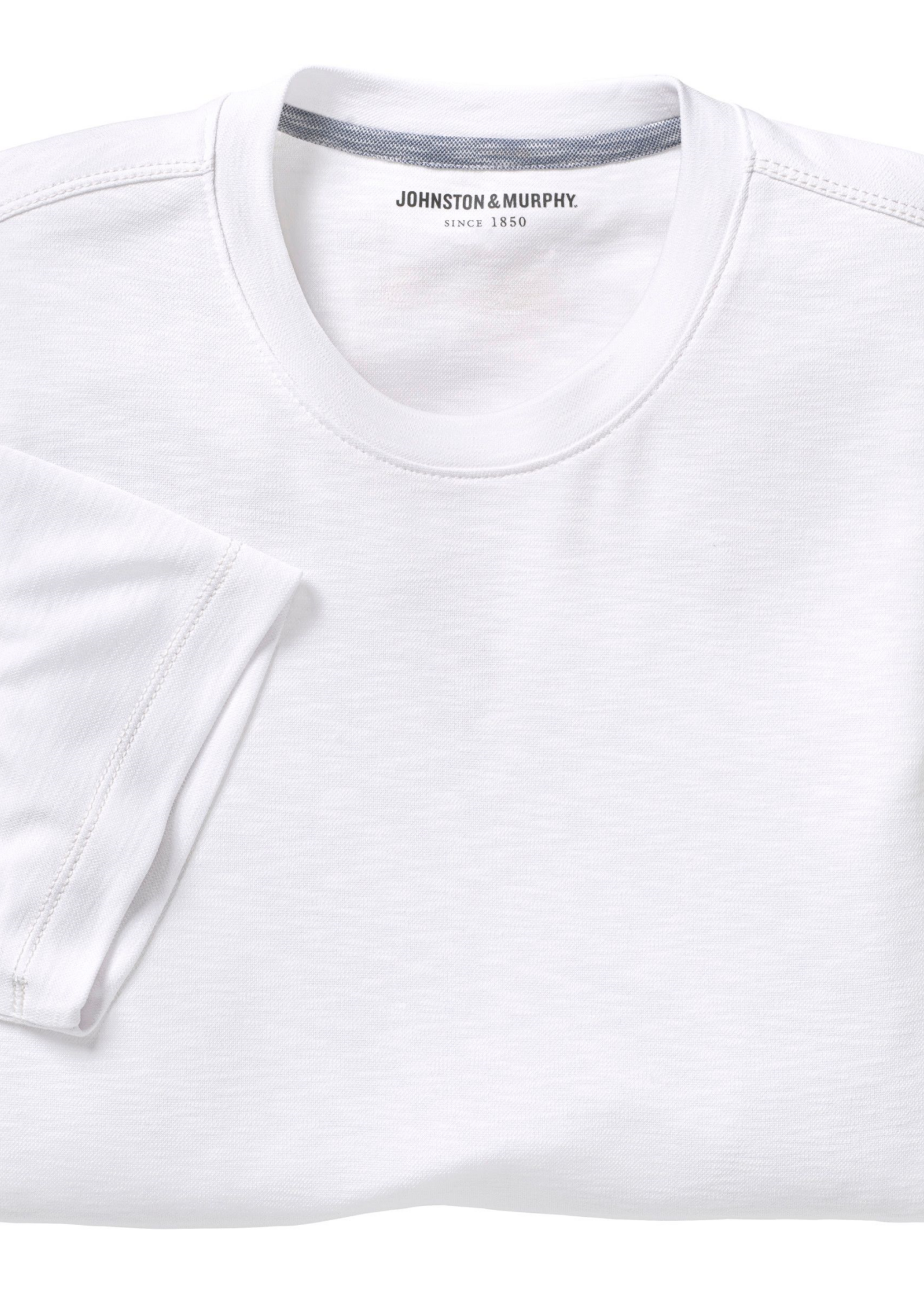 Johnston & Murphy VINTAGE SLUB CREWNECK TEE