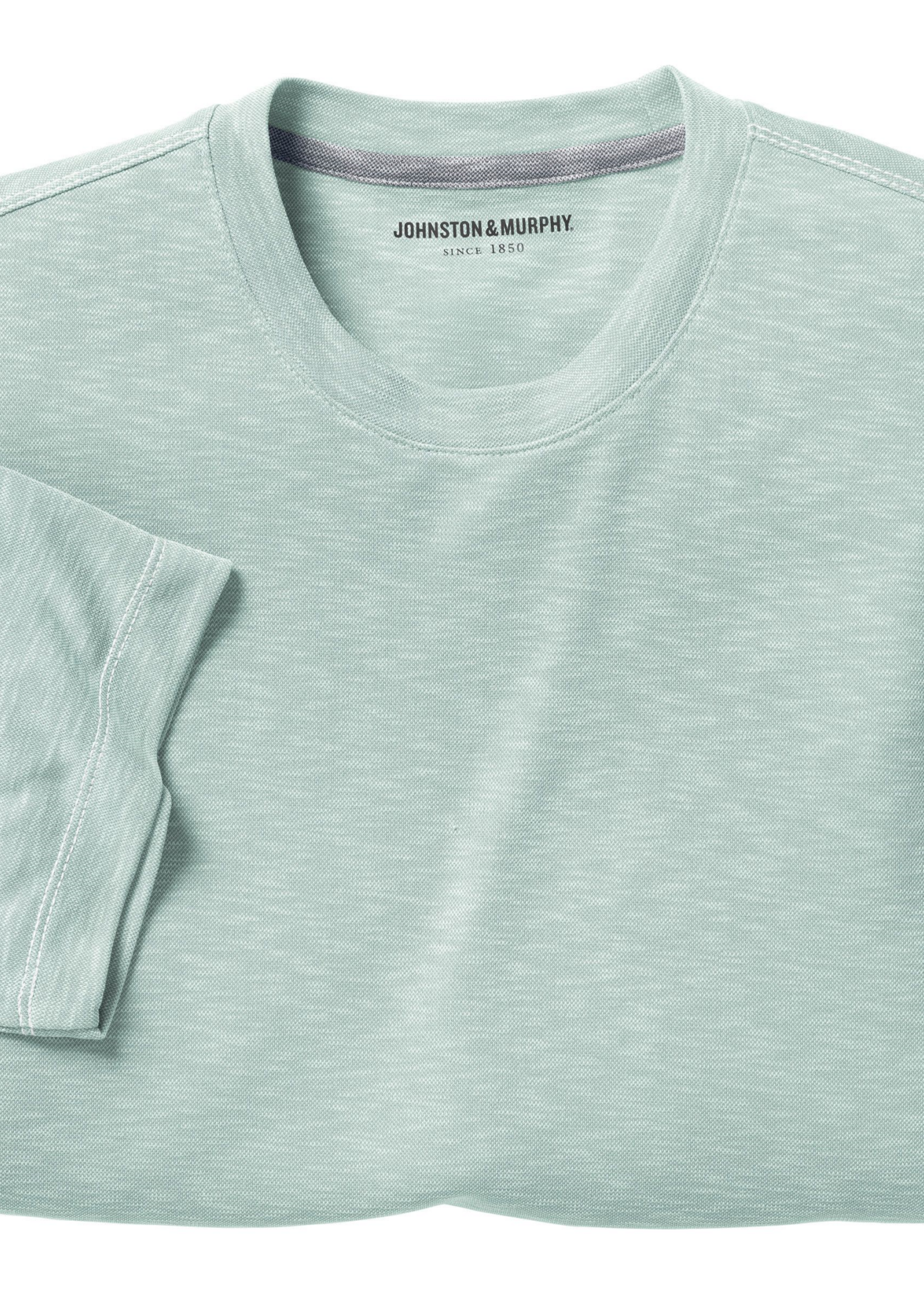 Johnston & Murphy VINTAGE SLUB CREWNECK TEE