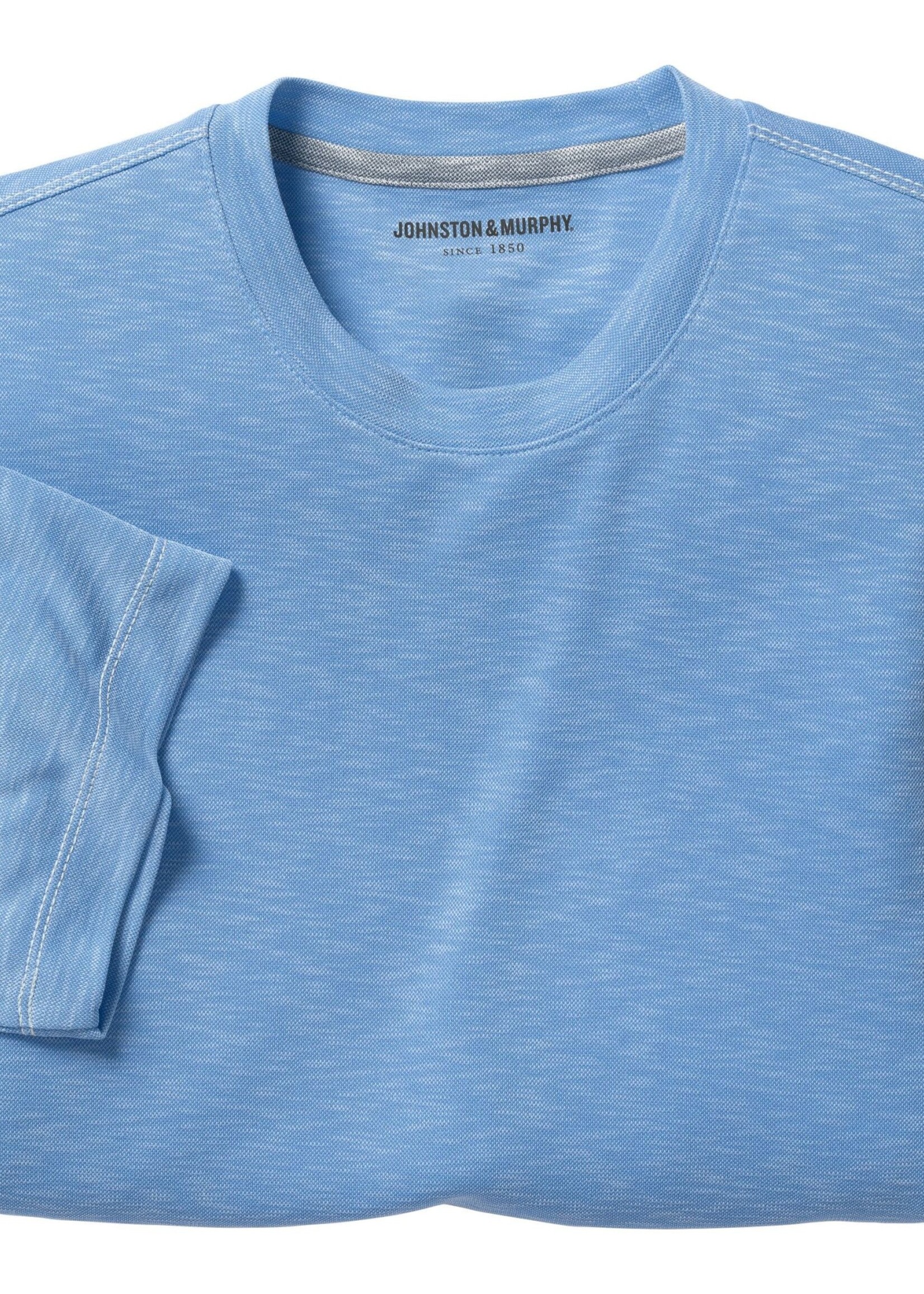 Johnston & Murphy VINTAGE SLUB CREWNECK TEE