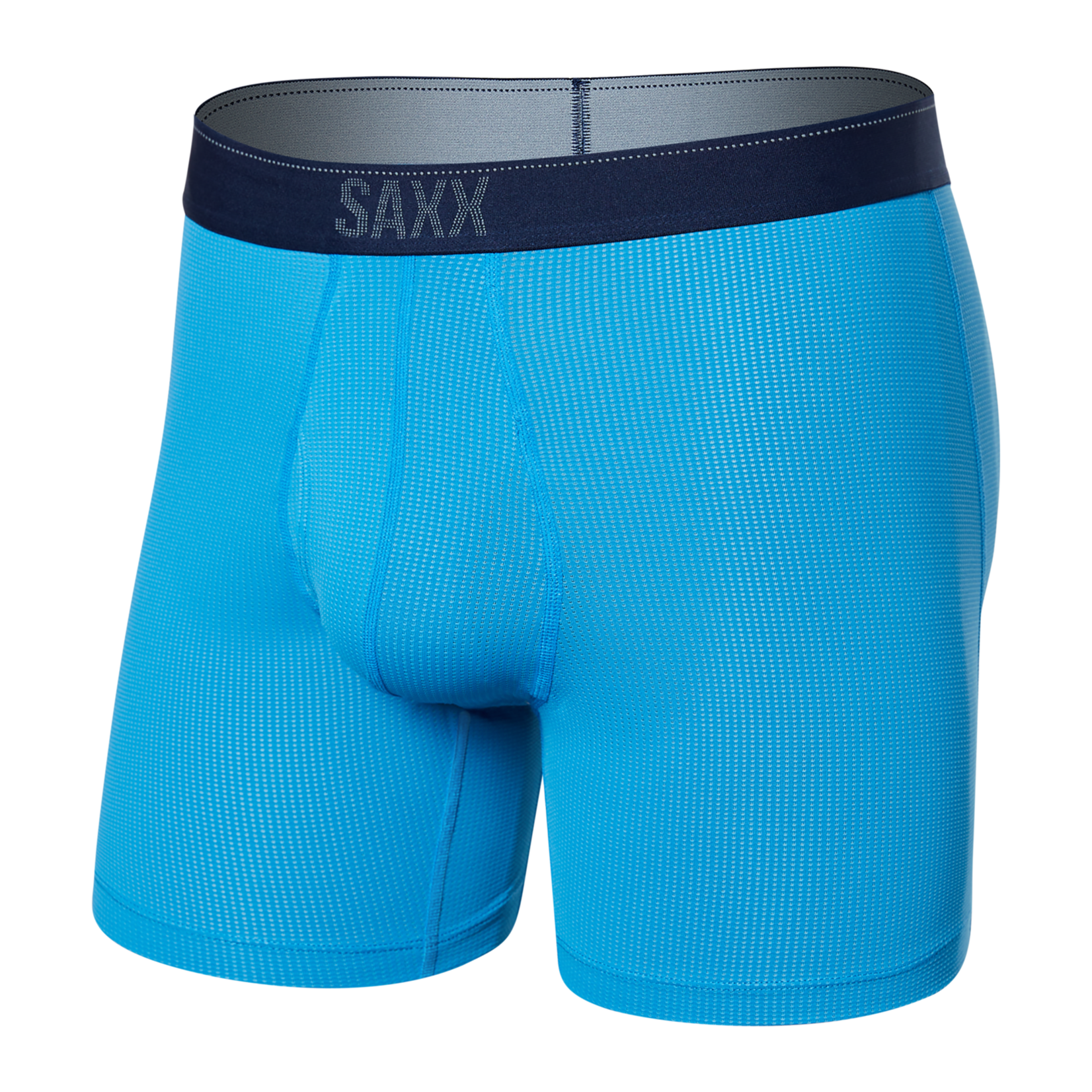 SAXX QUEST Quick Dry Mesh Boxer Brief / Tropical Blue