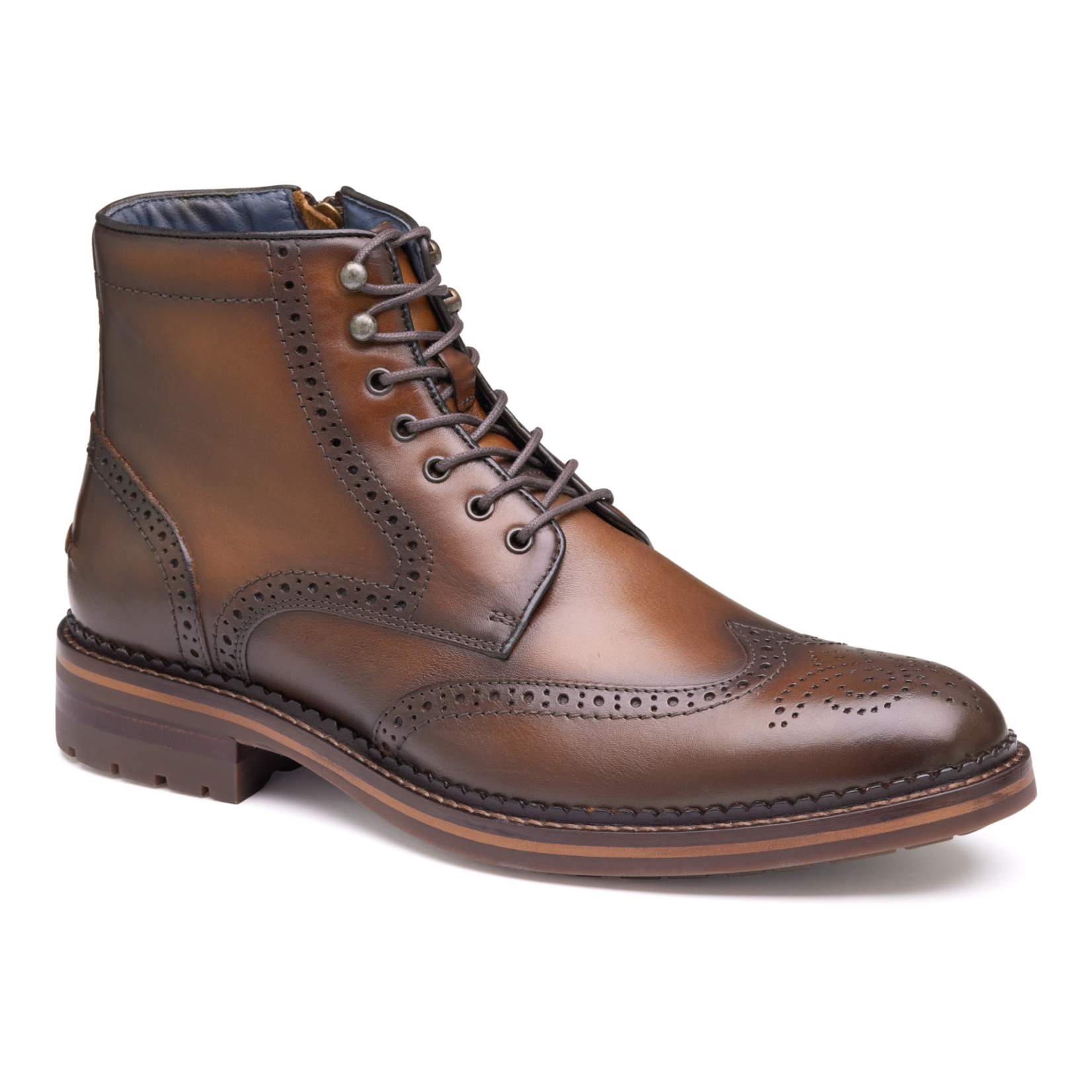 Johnston & Murphy XC Flex® CONNELLY WINGTIP BOOT| Tan