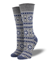 Socksmith Canada Inc Socksmith - WINTER FAIRISLE | Grey  XL
