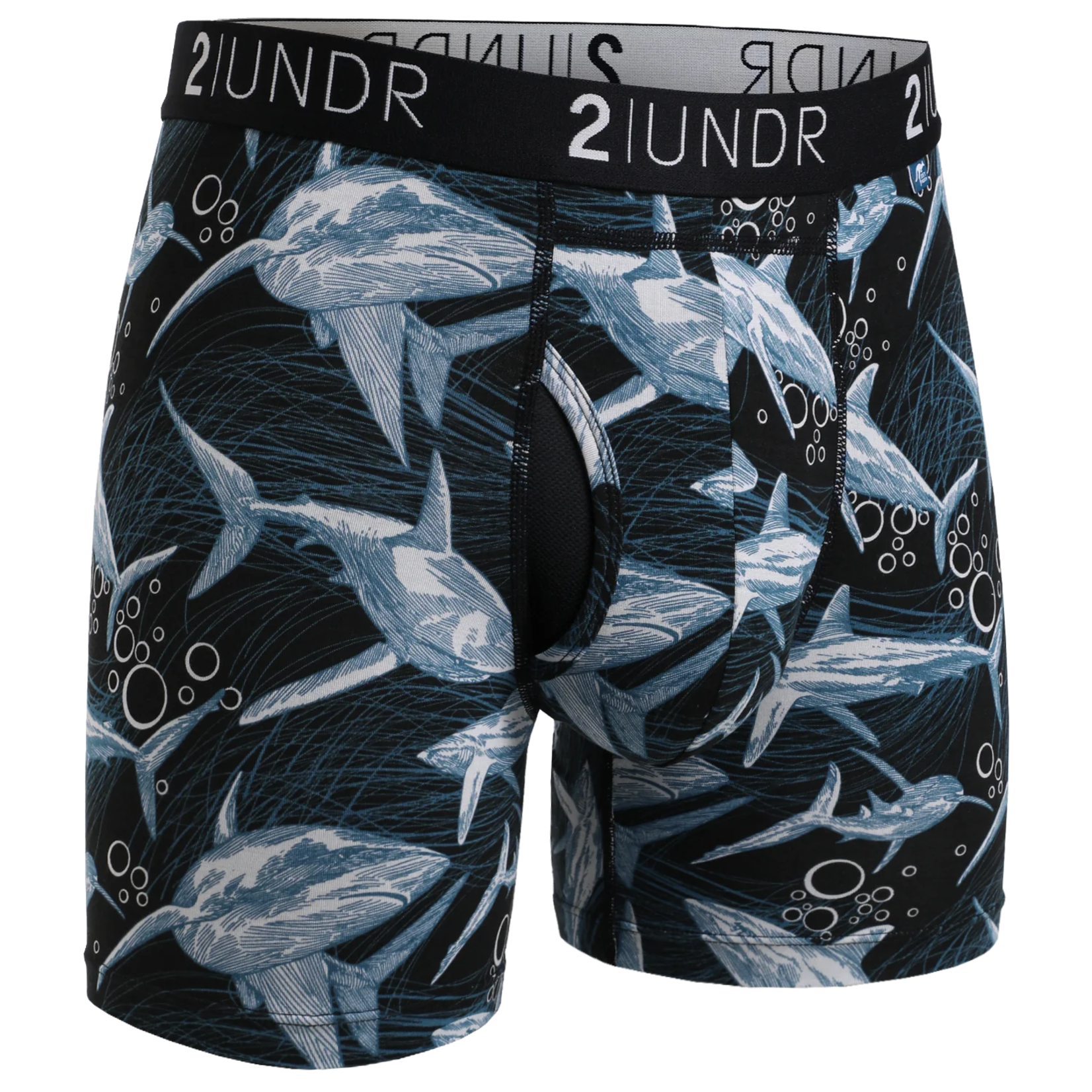 2UNDR SWING SHIFT BOXER BRIEF 2 PACK - GREAT WHITE - RHINO