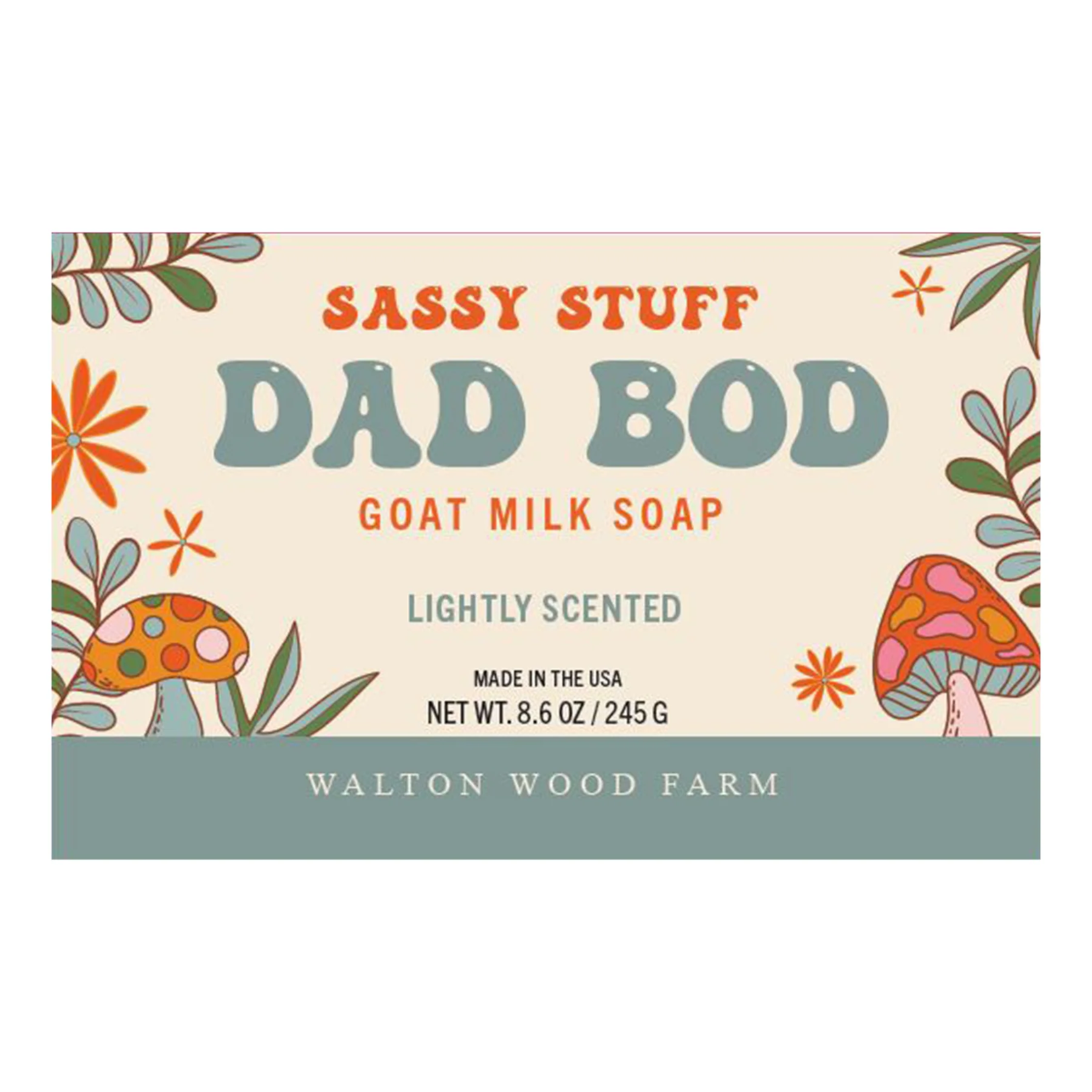 Walton Wood Farm DAD BOD GOAT MILK BAR SOAP 8.6OZ
