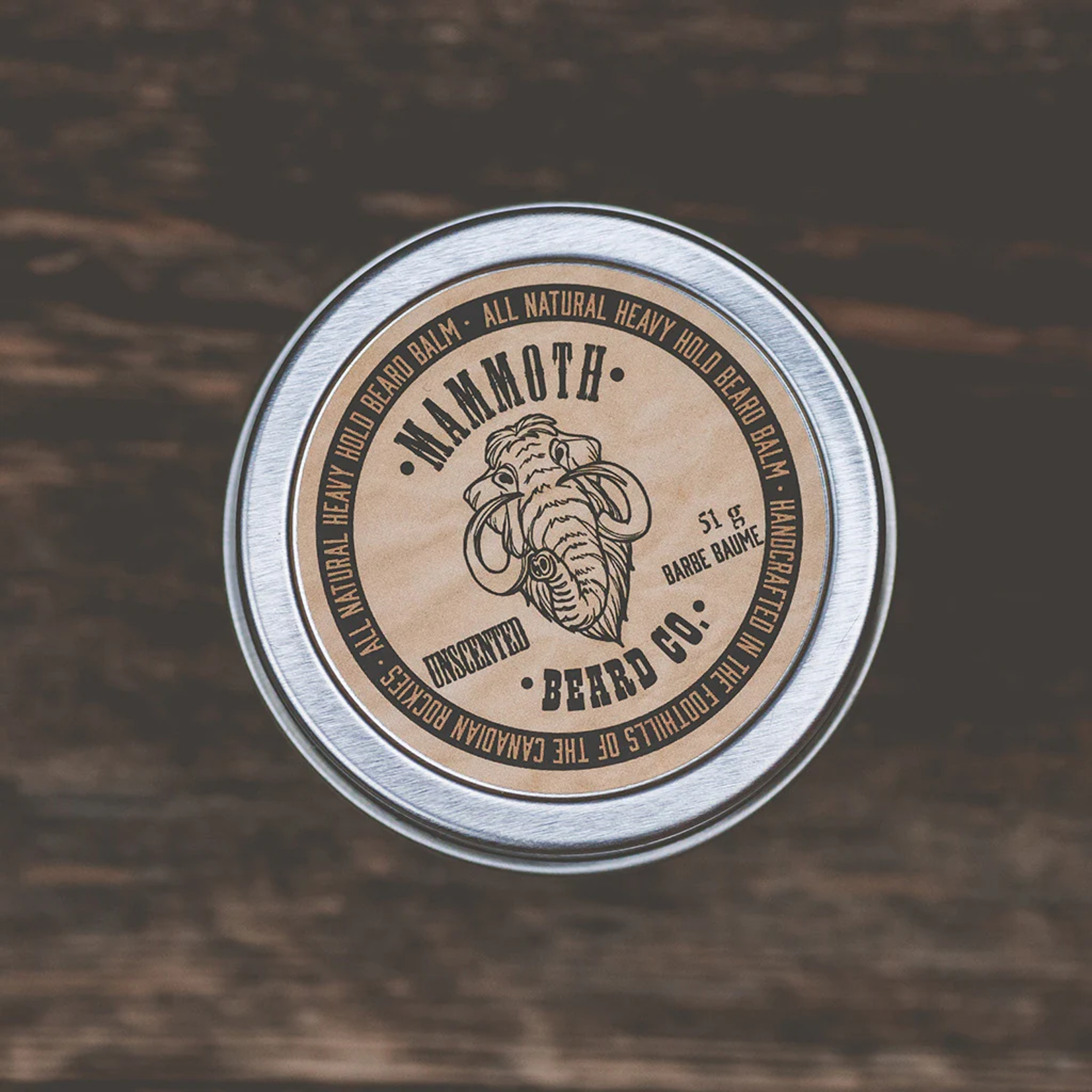 Mammoth Beard Co. HEAVY HOLD BEARD BALM ~ UNSCENTED