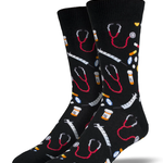 Socksmith Canada Inc Socksmith - MEDS | Black  (12-15)