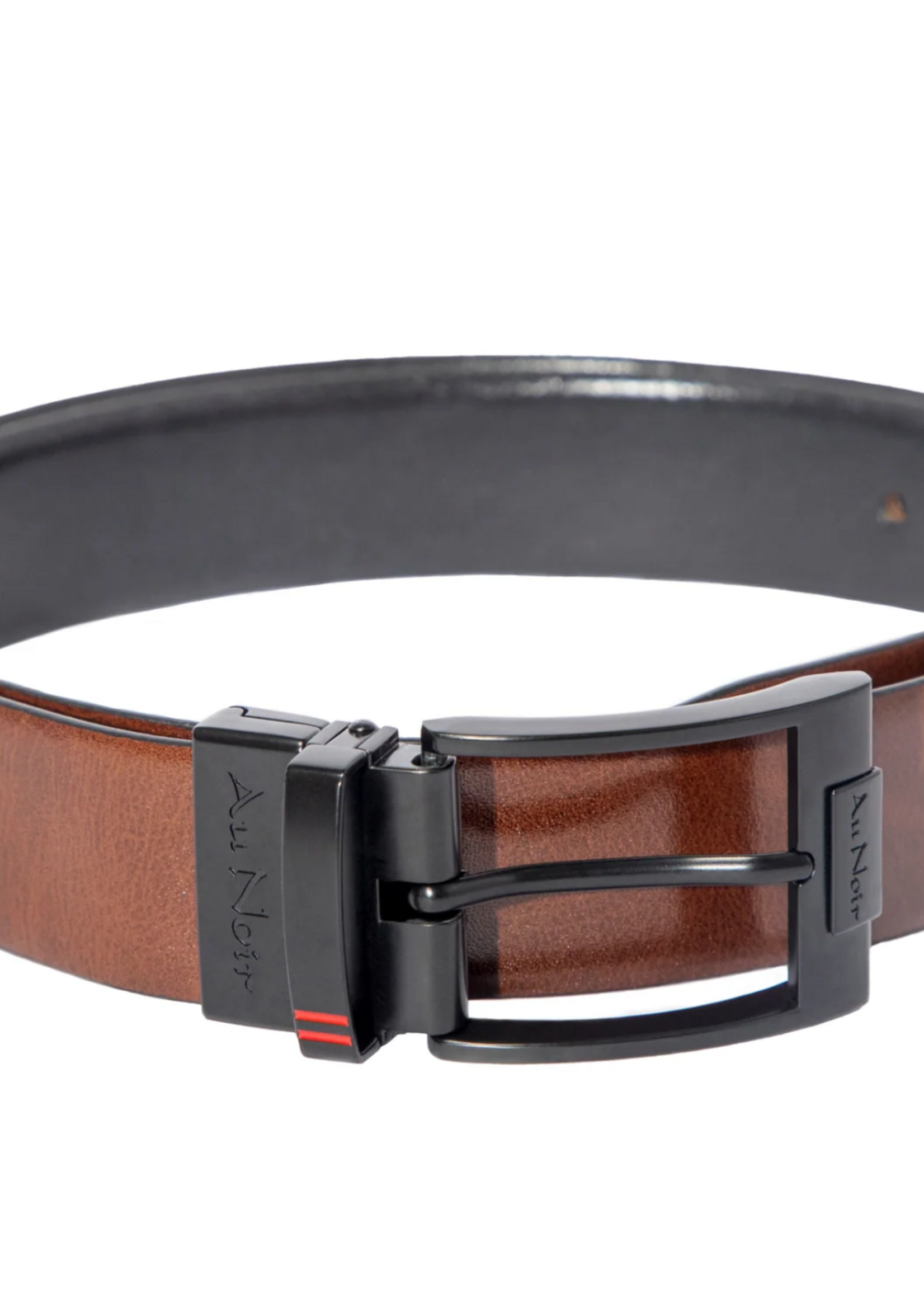 Au Noir REVERSIBLE BELT | DESOTO BLACK, BLACK-BROWN