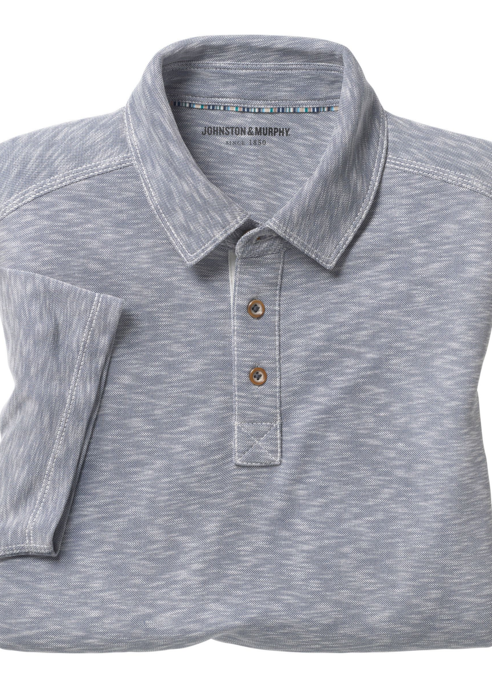 Johnston & Murphy Vintage Slub Polo