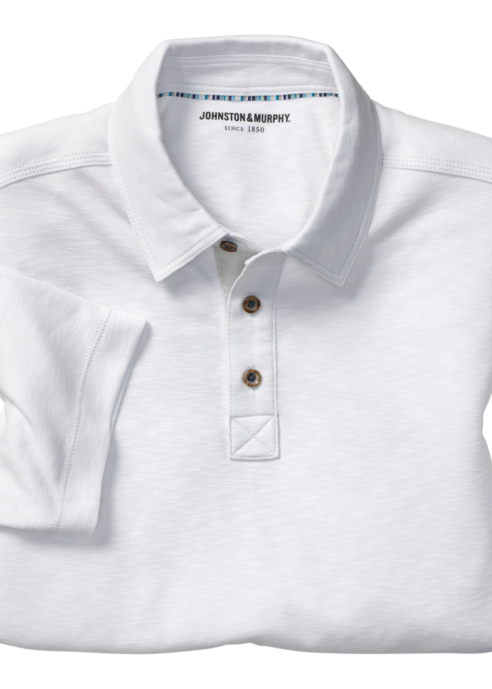Johnston & Murphy Vintage Slub Polo