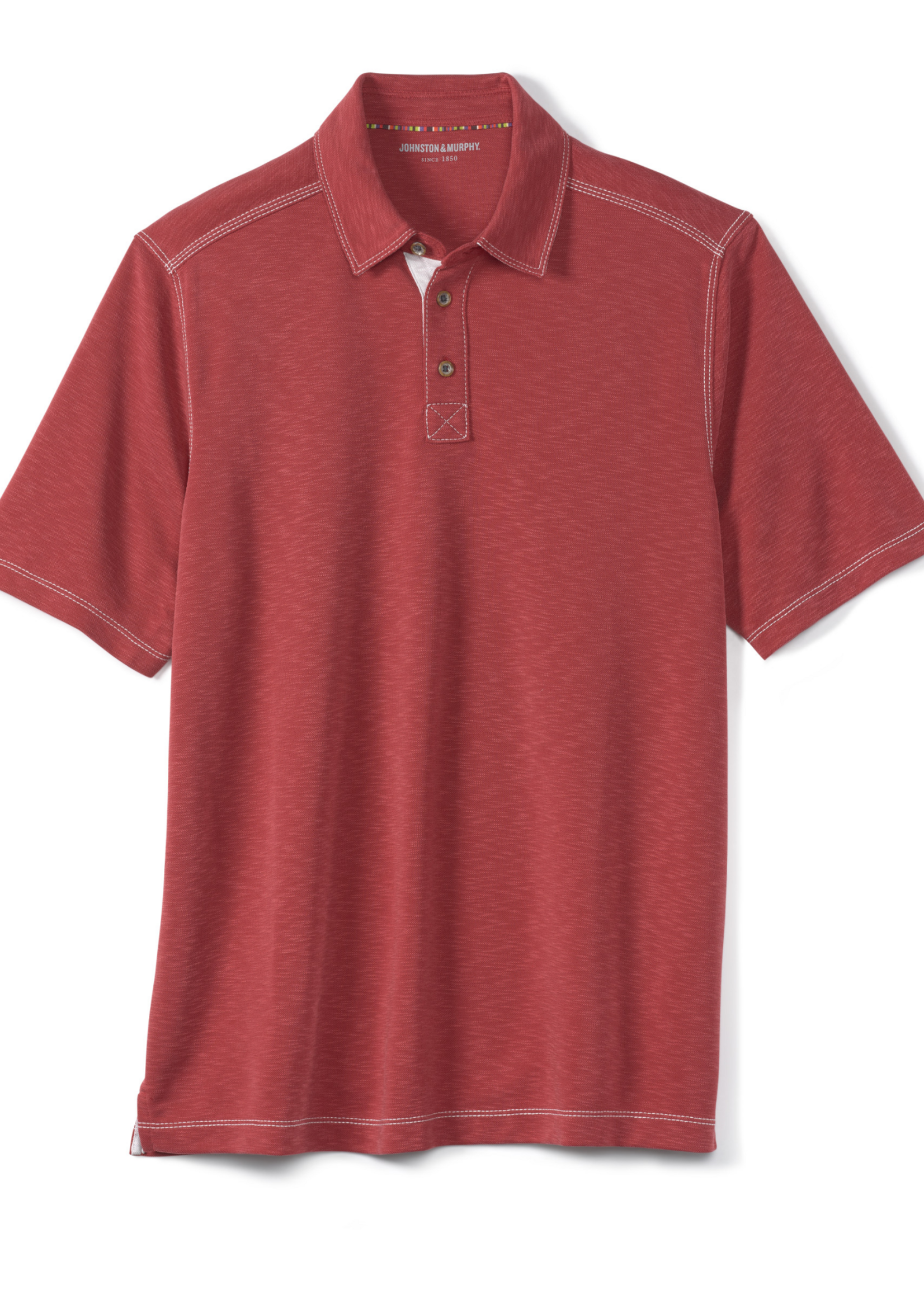 Johnston & Murphy Vintage Slub Polo
