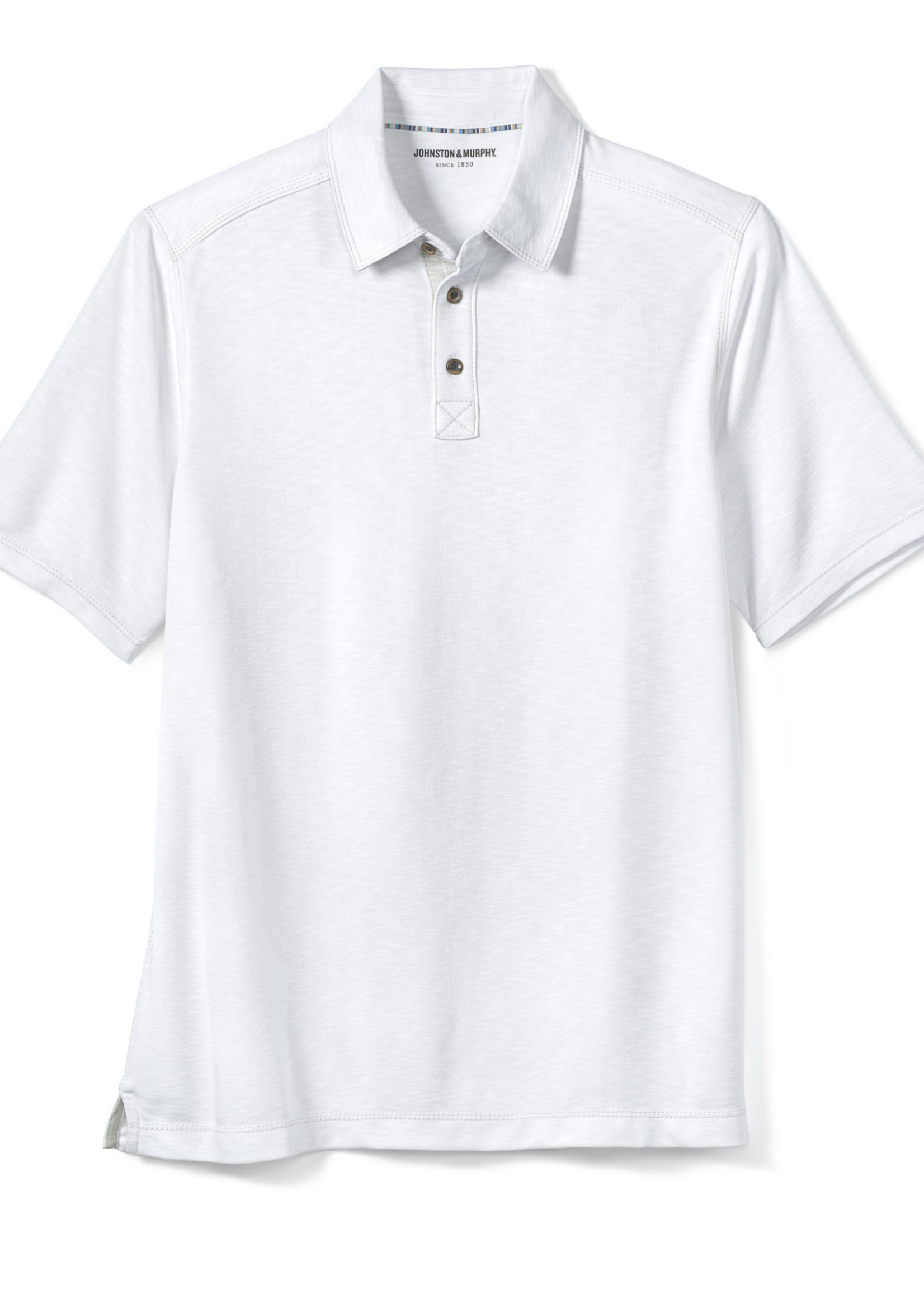 Johnston & Murphy Vintage Slub Polo