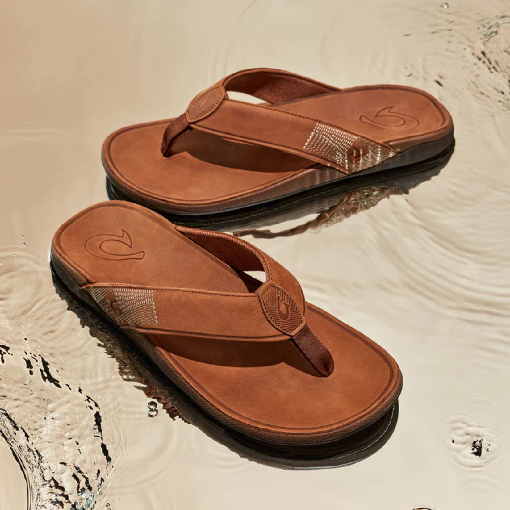 OluKai Tuahine | Men’s Waterproof Leather Beach Sandals
