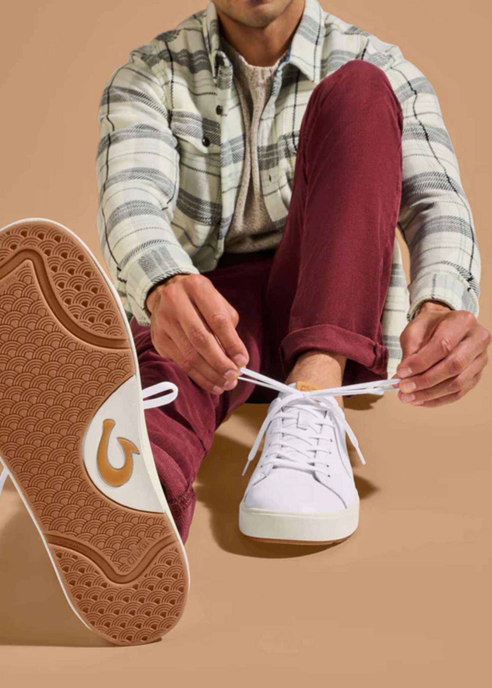 OluKai Lae‘ahi Lī ‘Ili | Men’s Waterproof Leather Sneakers