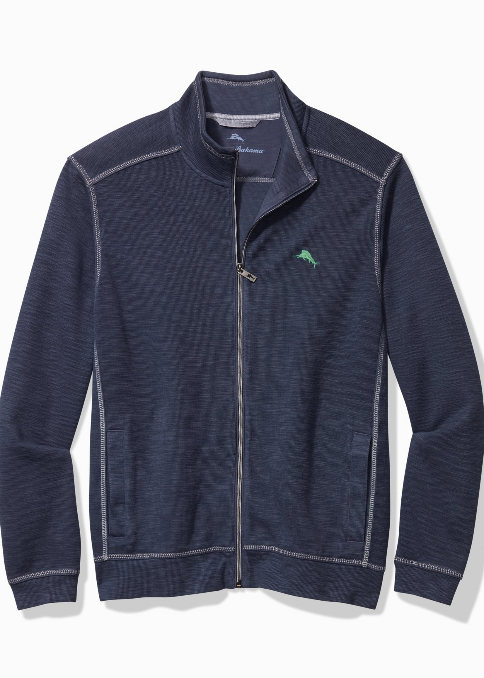 Tommy Bahama TOBAGO BAY FULL ZIP  SWEATSHIRT| Ocean Deep