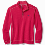 Tommy Bahama Tommy Bahama - TOBAGO BAY HALF ZIP SWEATER | Pink Plumeria