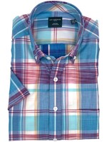 Leo Chevalier Leo Chevalier -  100% Cotton Non-Iron Regular Fit Men`s Printed Sport Shirt (622388)