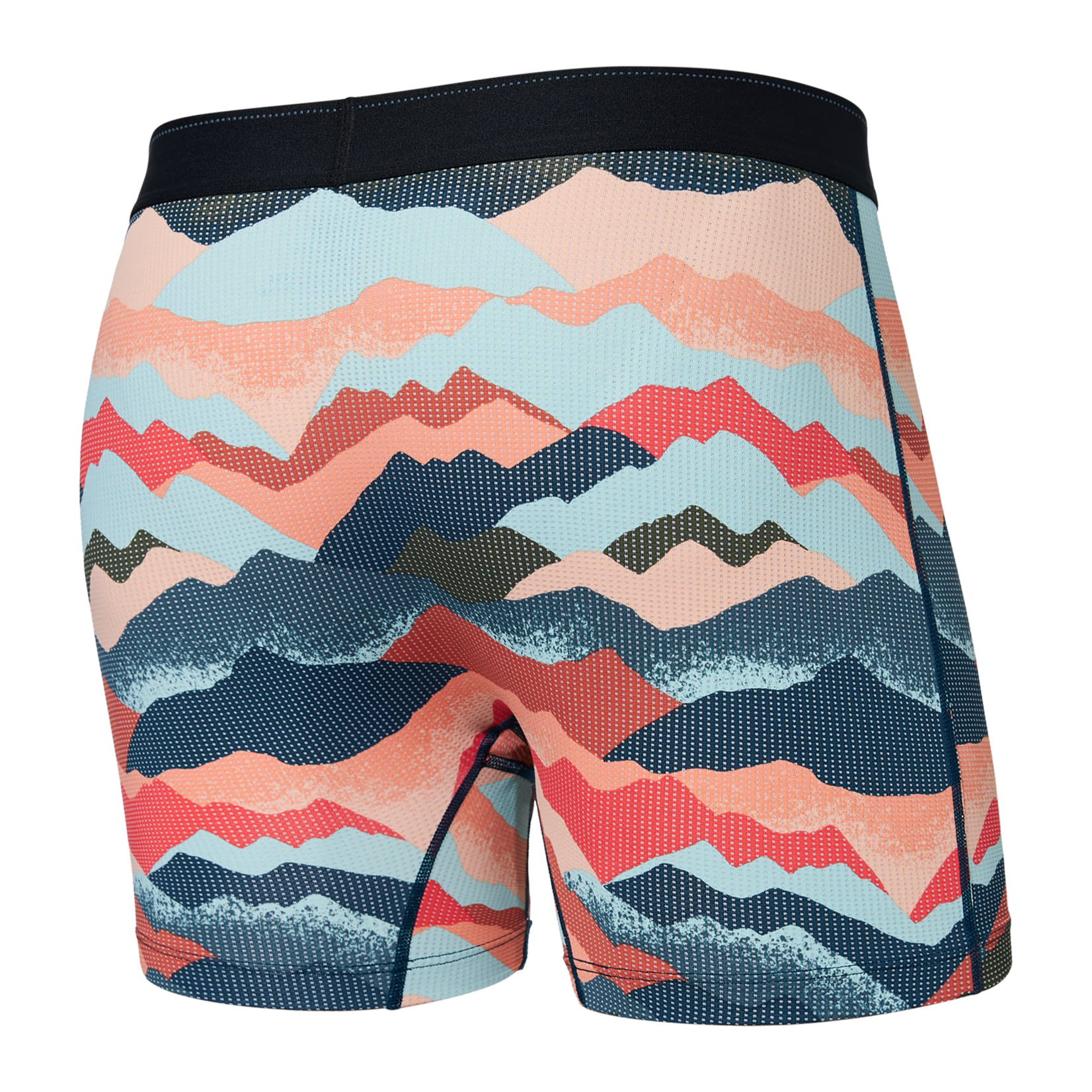 SAXX Quest Quick Dry Mesh Boxer Brief / Mountain Abstract- Multi