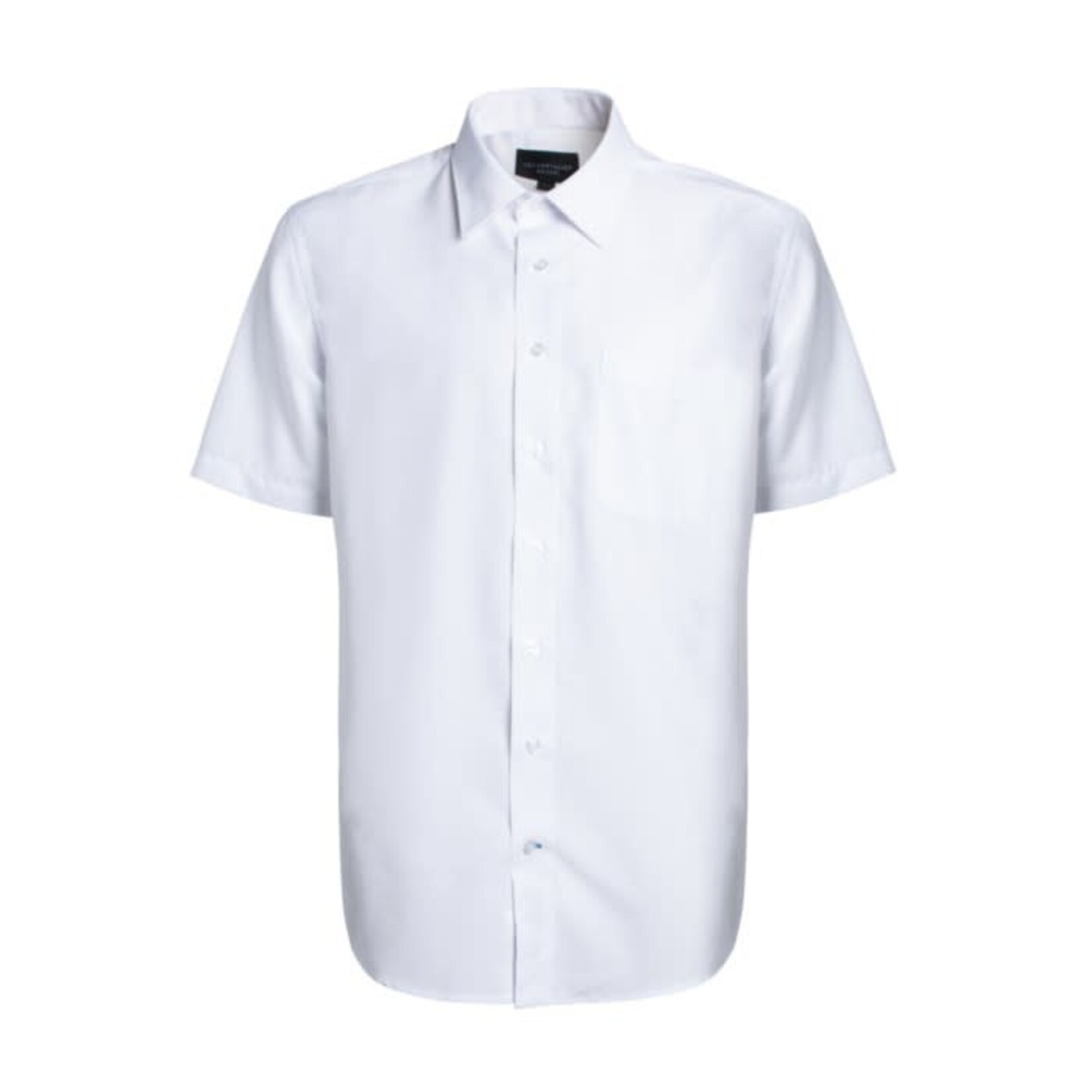 Leo Chevalier Leo Chevalier 100% Micro Polyester Easy Care Dress Shirt | White