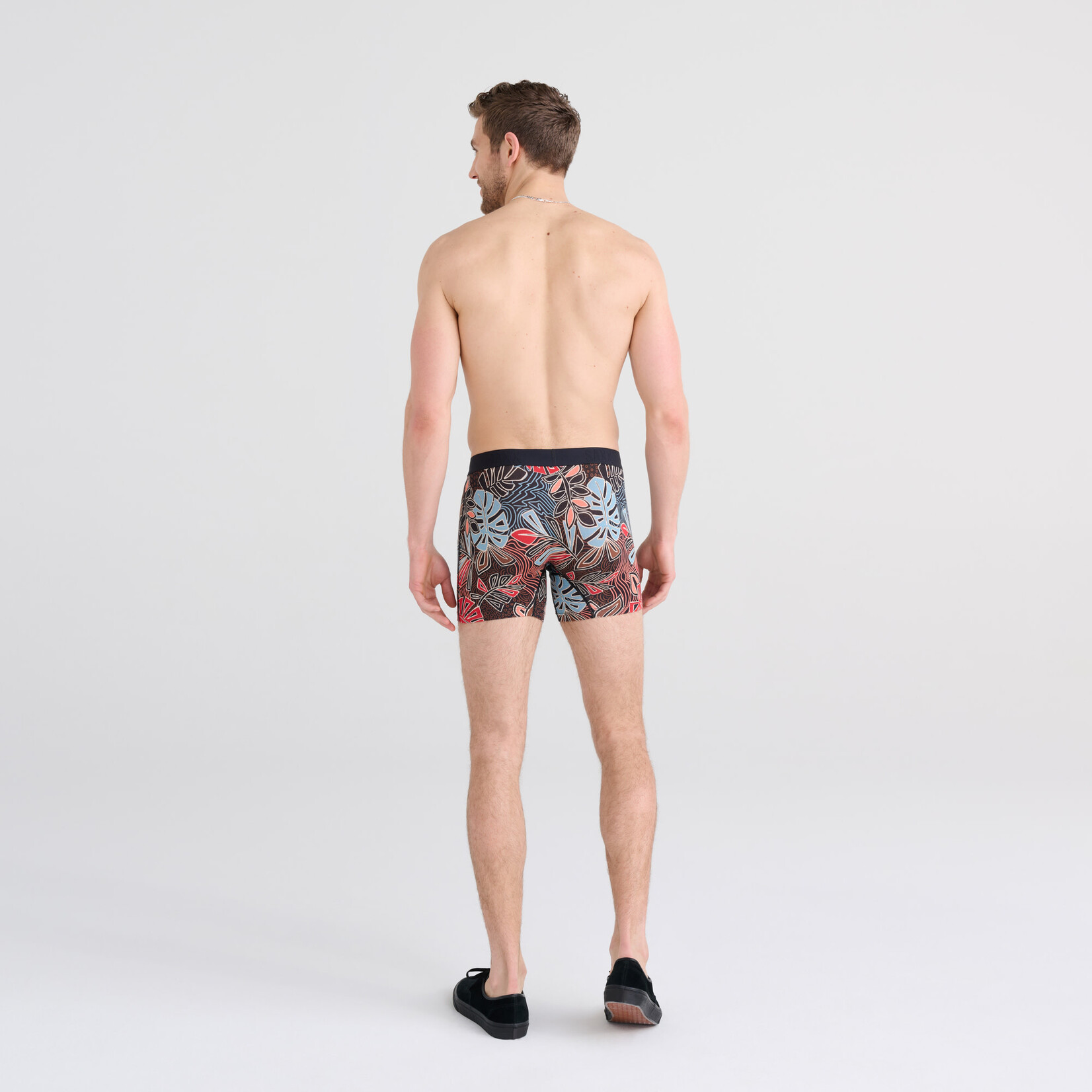 SAXX VIBE Super Soft Boxer Brief / Desert Palms - Red