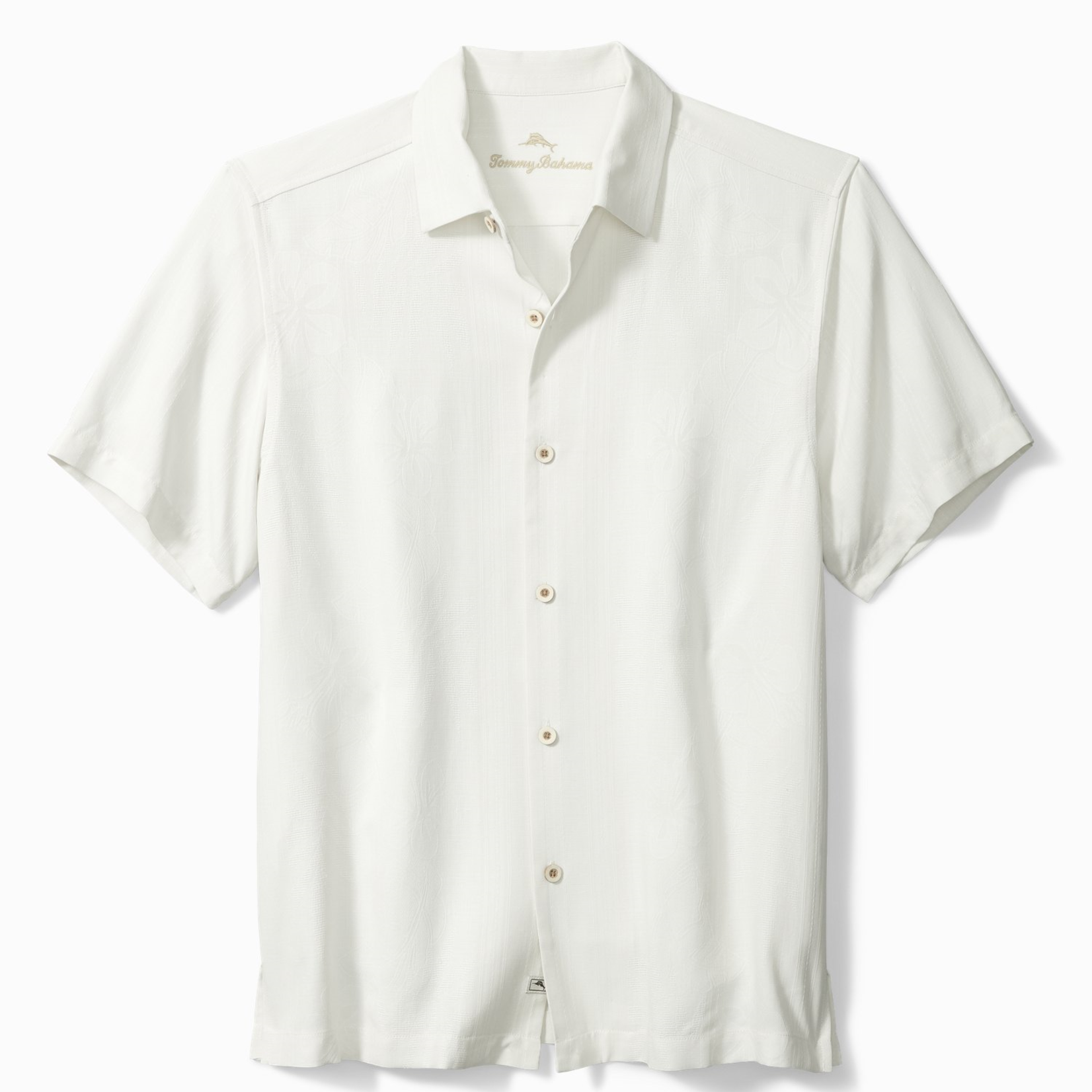 Tommy Bahama Bali Border Silk Camp Shirt | Continental