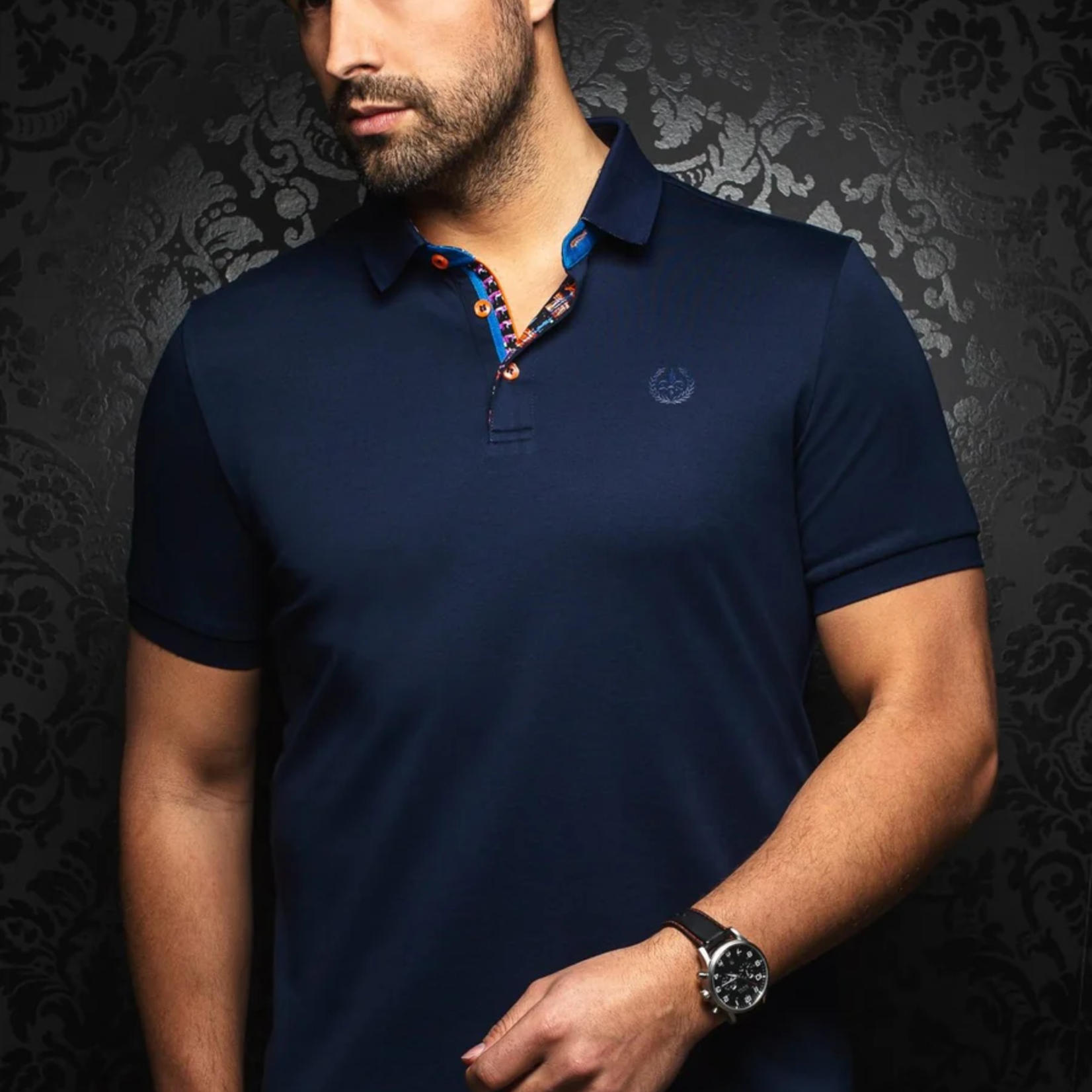 Au Noir Polo | Eagle Navy