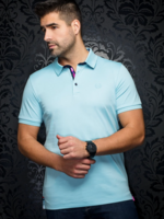 Au Noir Au Noir - EAGLE Polo | Lt Turquoise