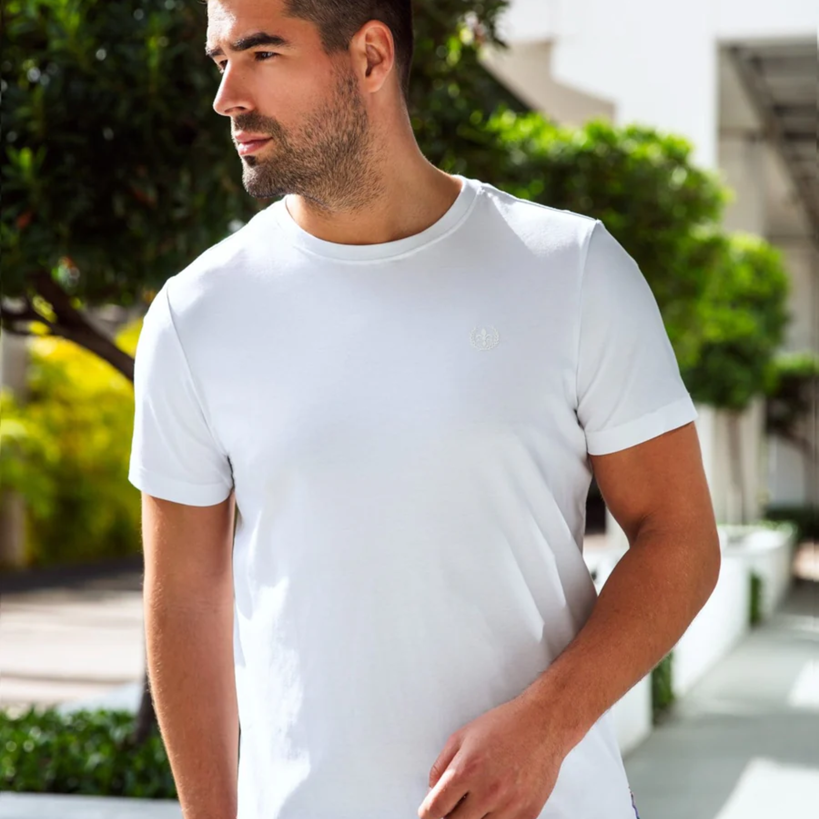 Au Noir T-shirt | MICHAEL-C, white