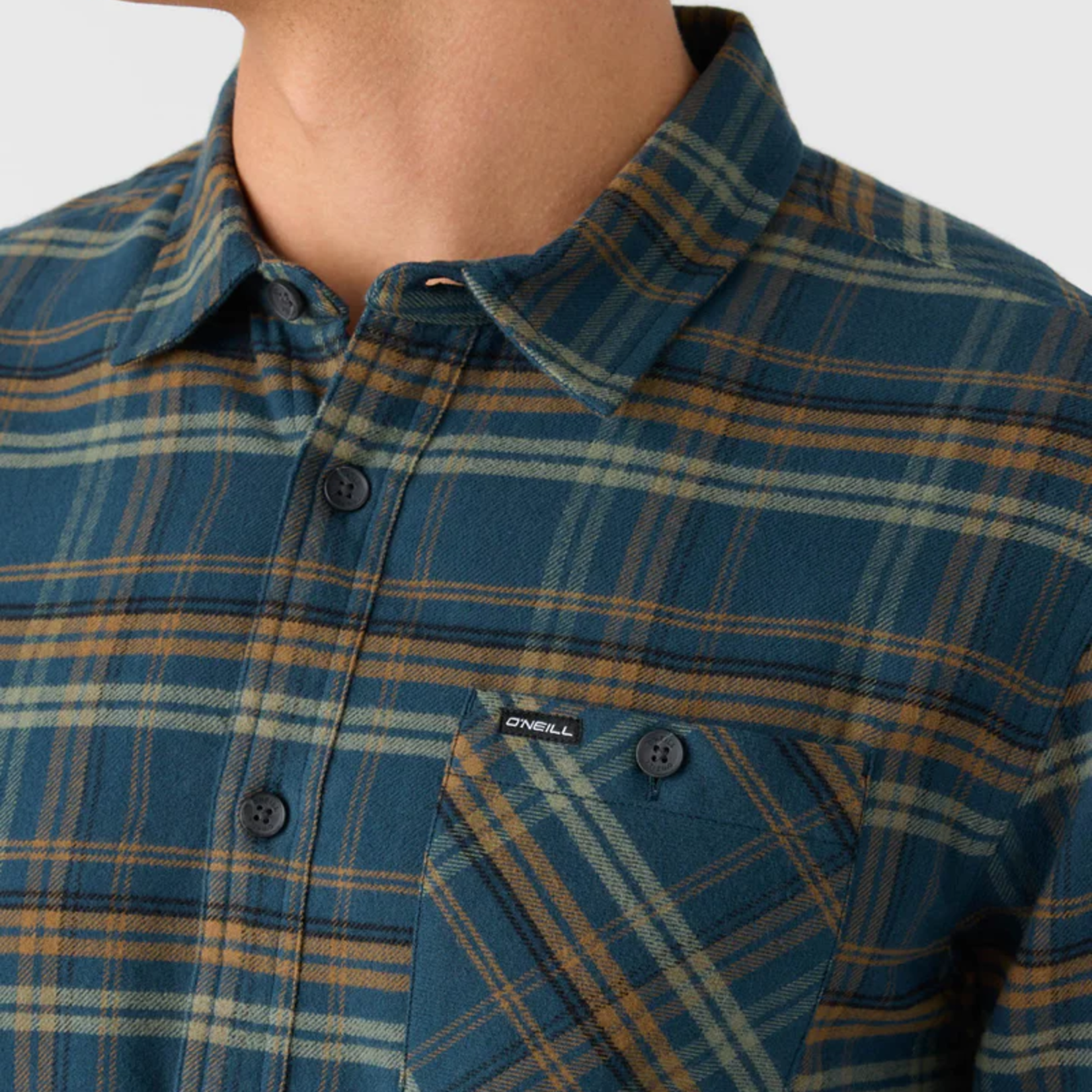 O'Neill Canada REDMOND PLAID STANDARD FIT SHIRT | Midnight Navy