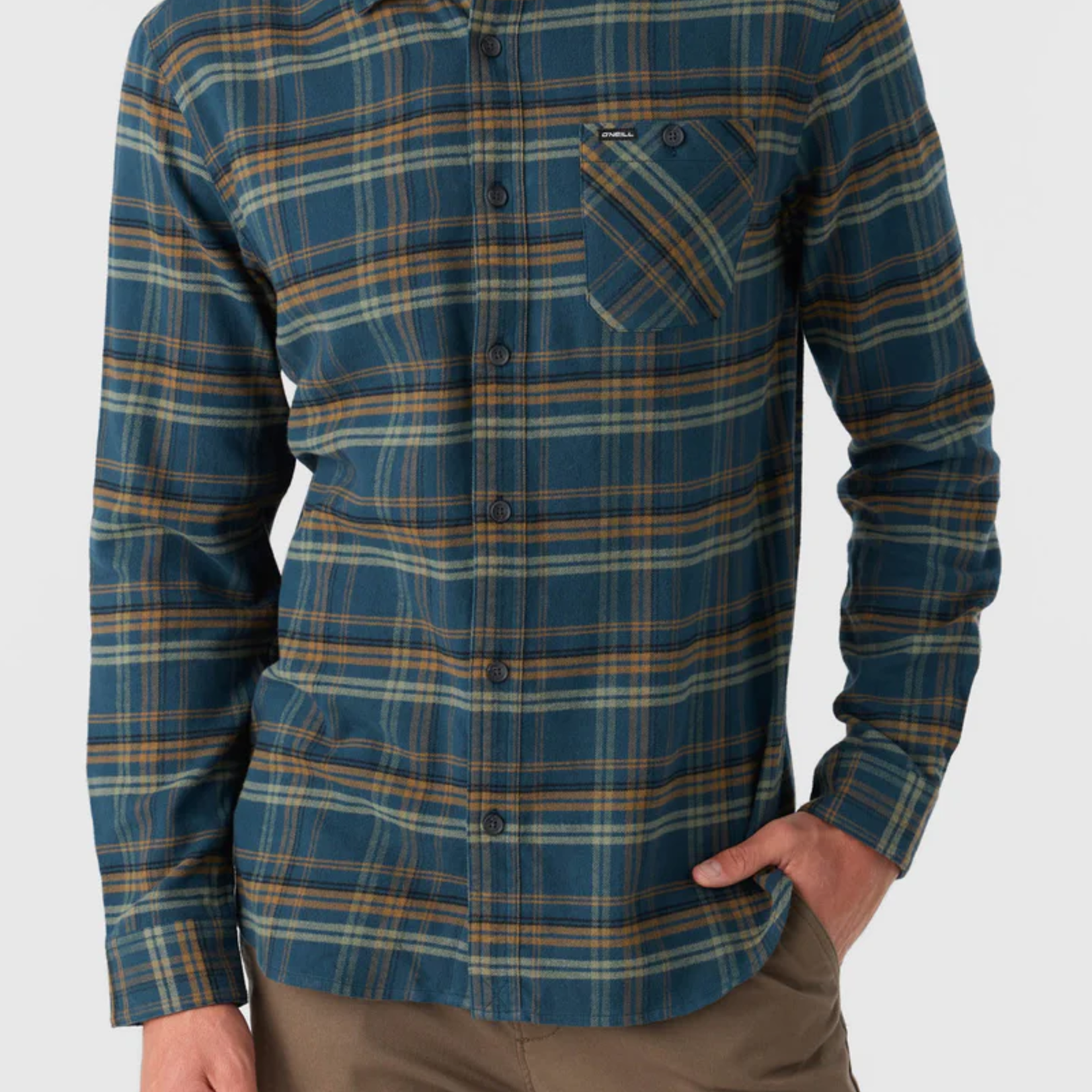 O'Neill Canada REDMOND PLAID STANDARD FIT SHIRT | Midnight Navy