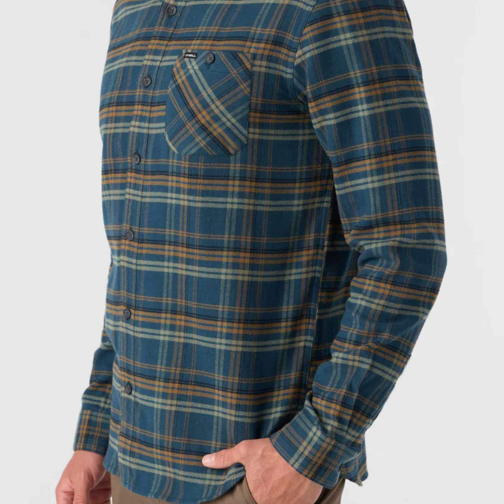 O'Neill Canada REDMOND PLAID STANDARD FIT SHIRT | Midnight Navy