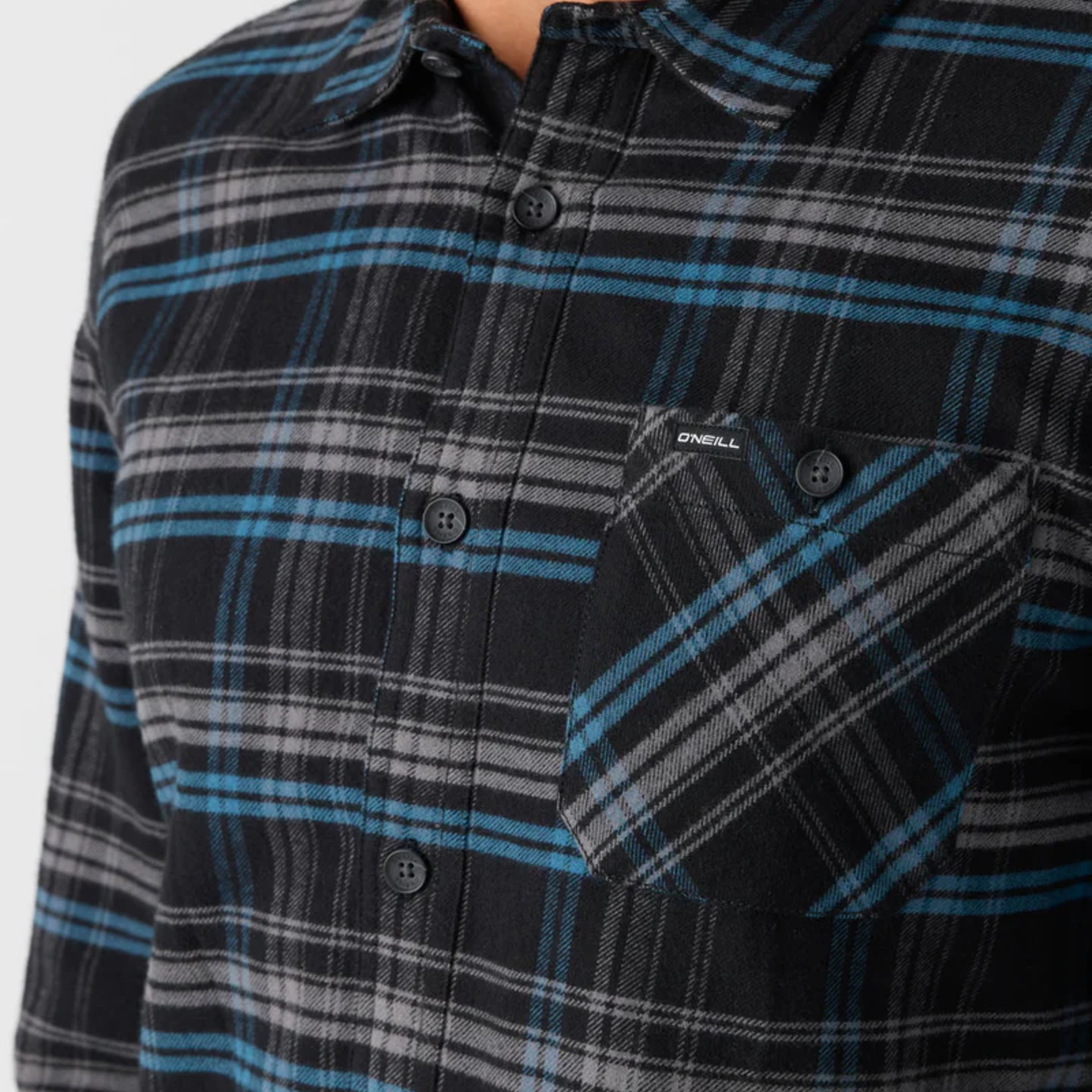 O'Neill Canada REDMOND PLAID STANDARD FIT SHIRT | Black