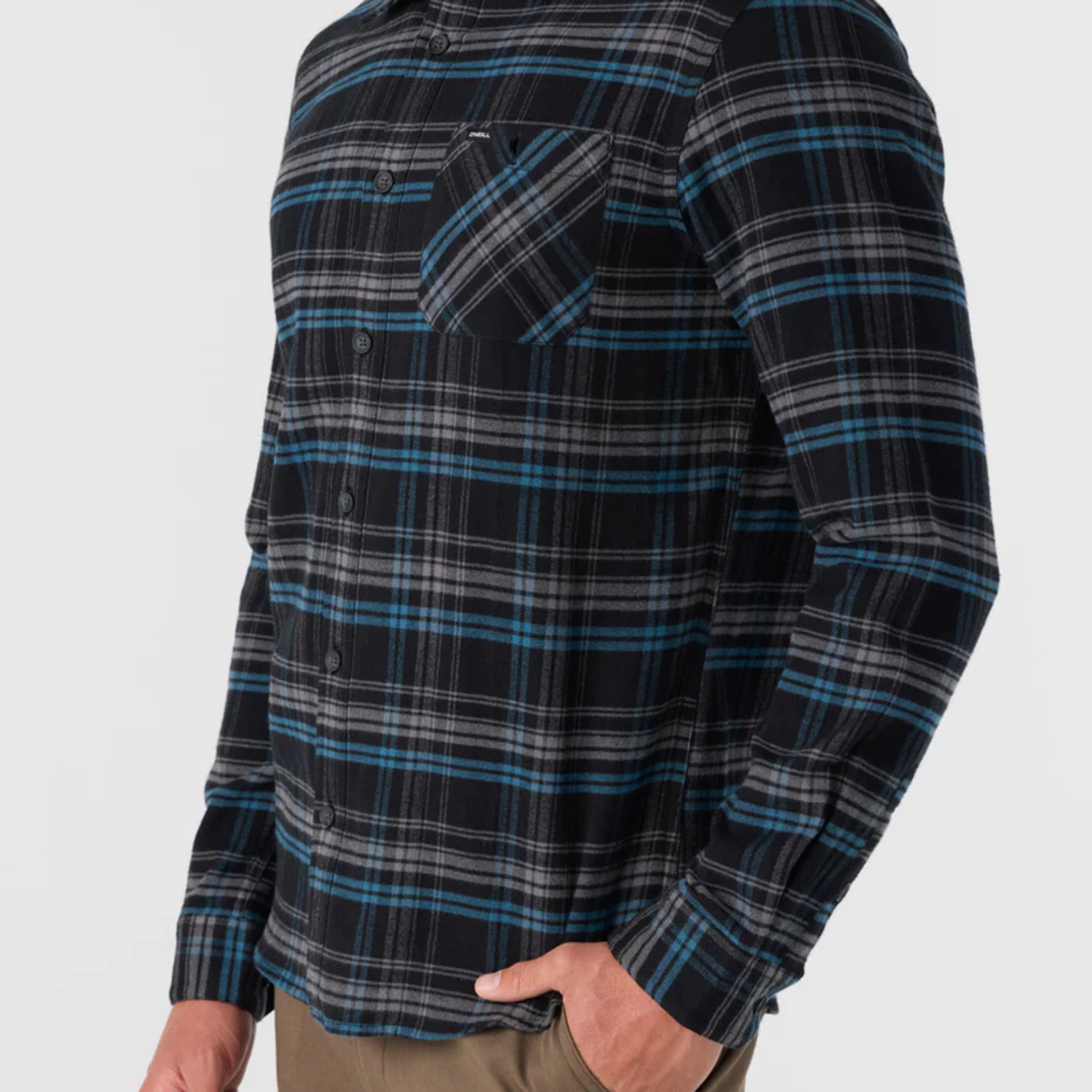 O'Neill Canada REDMOND PLAID STANDARD FIT SHIRT | Black