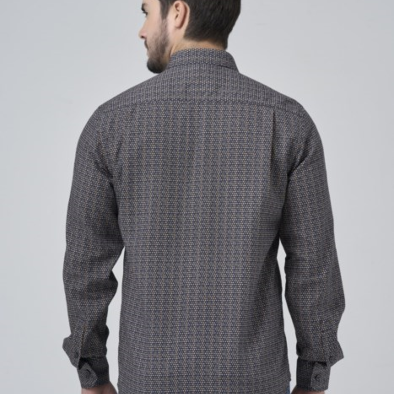 Leo Chevalier LONG SLEEVE PRINTED SPORT SHIRT