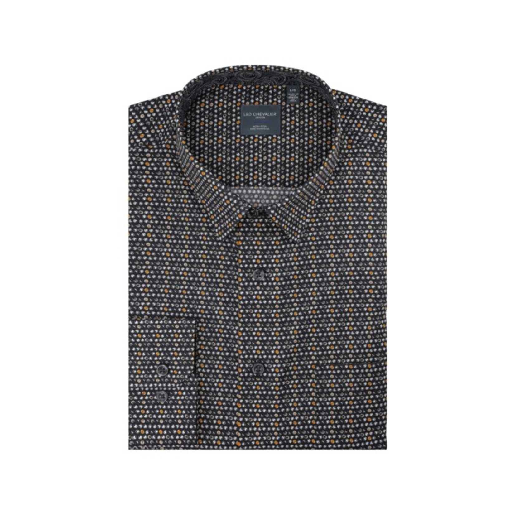 Leo Chevalier LONG SLEEVE PRINTED SPORT SHIRT