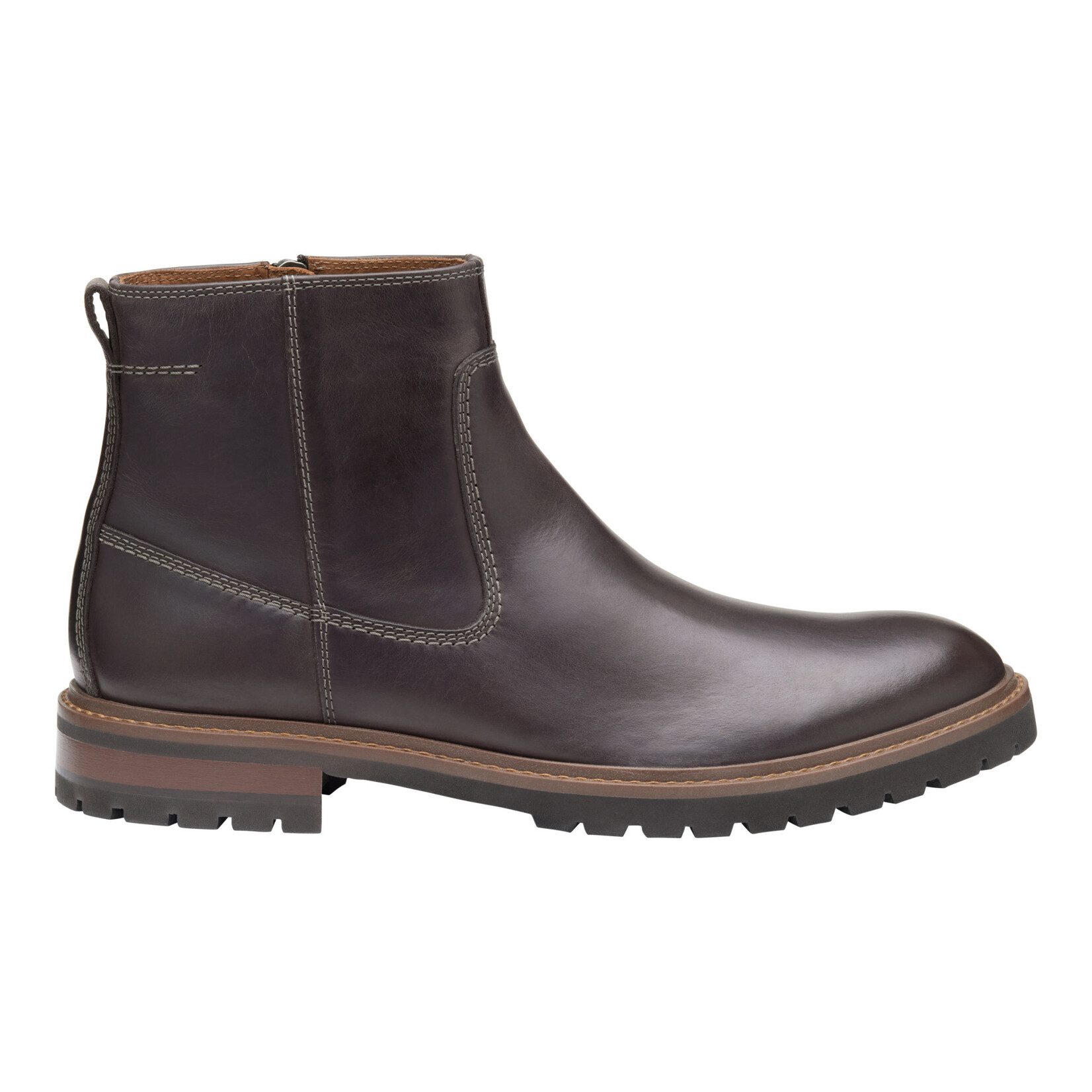 Johnston & Murphy Barrett Zip Boot | Charcoal