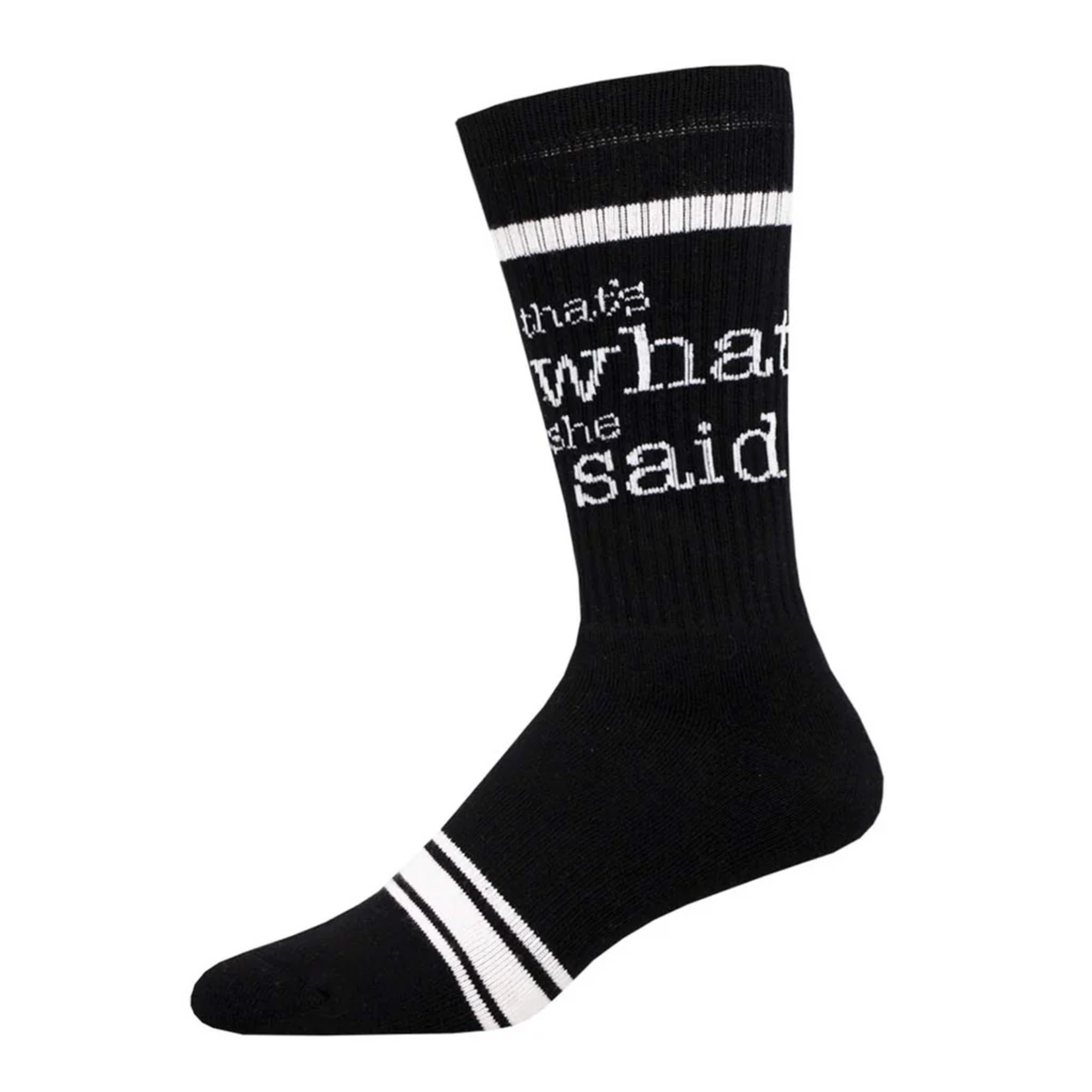 Socksmith Canada Inc THATS WHAT SHE SAID | Black Athletic Crew