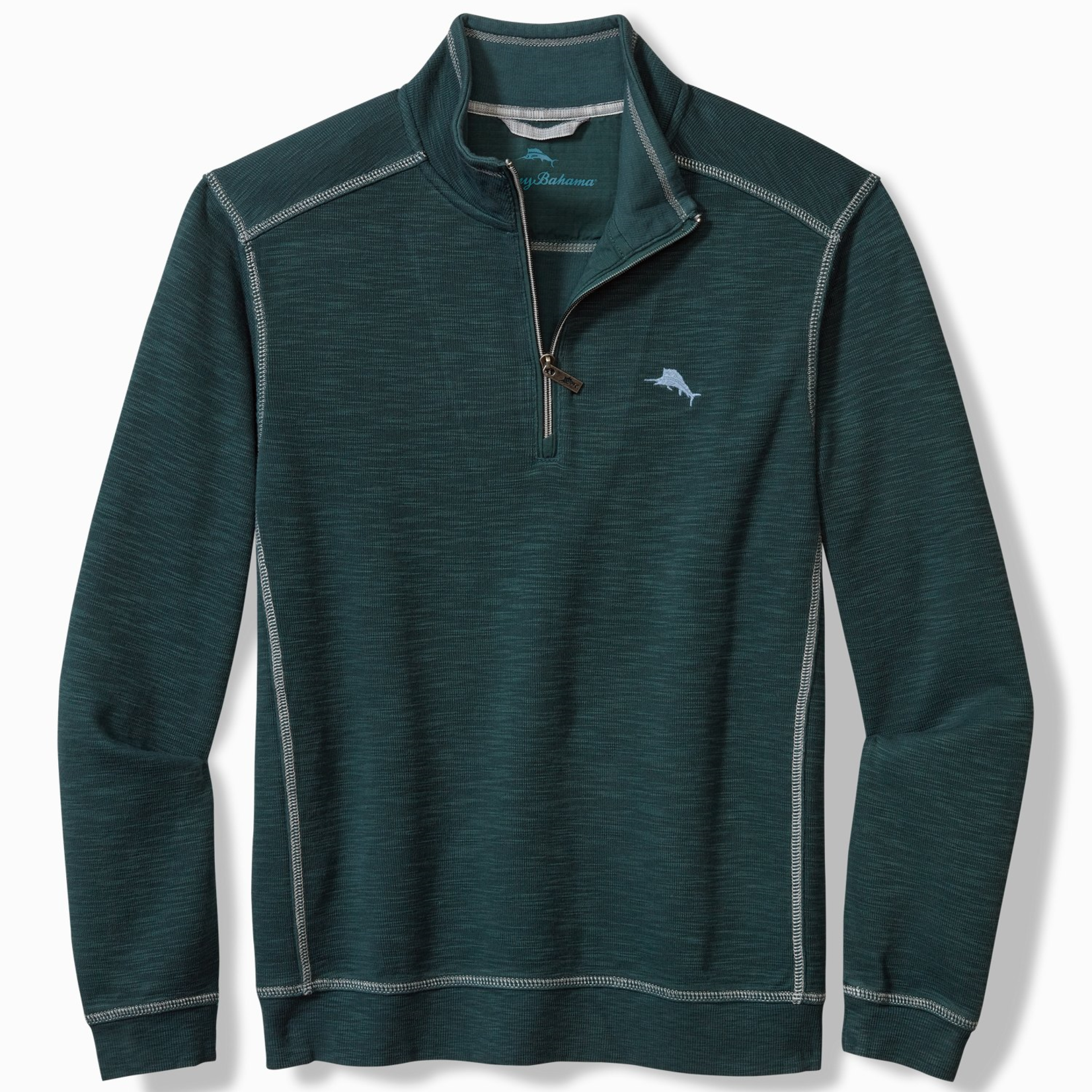 Tommy Bahama TOBAGO BAY HALF ZIP | Dark Channel Blue