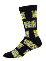 Socksmith Canada Inc Socksmith -  GAME OVER | Black  (9-13)
