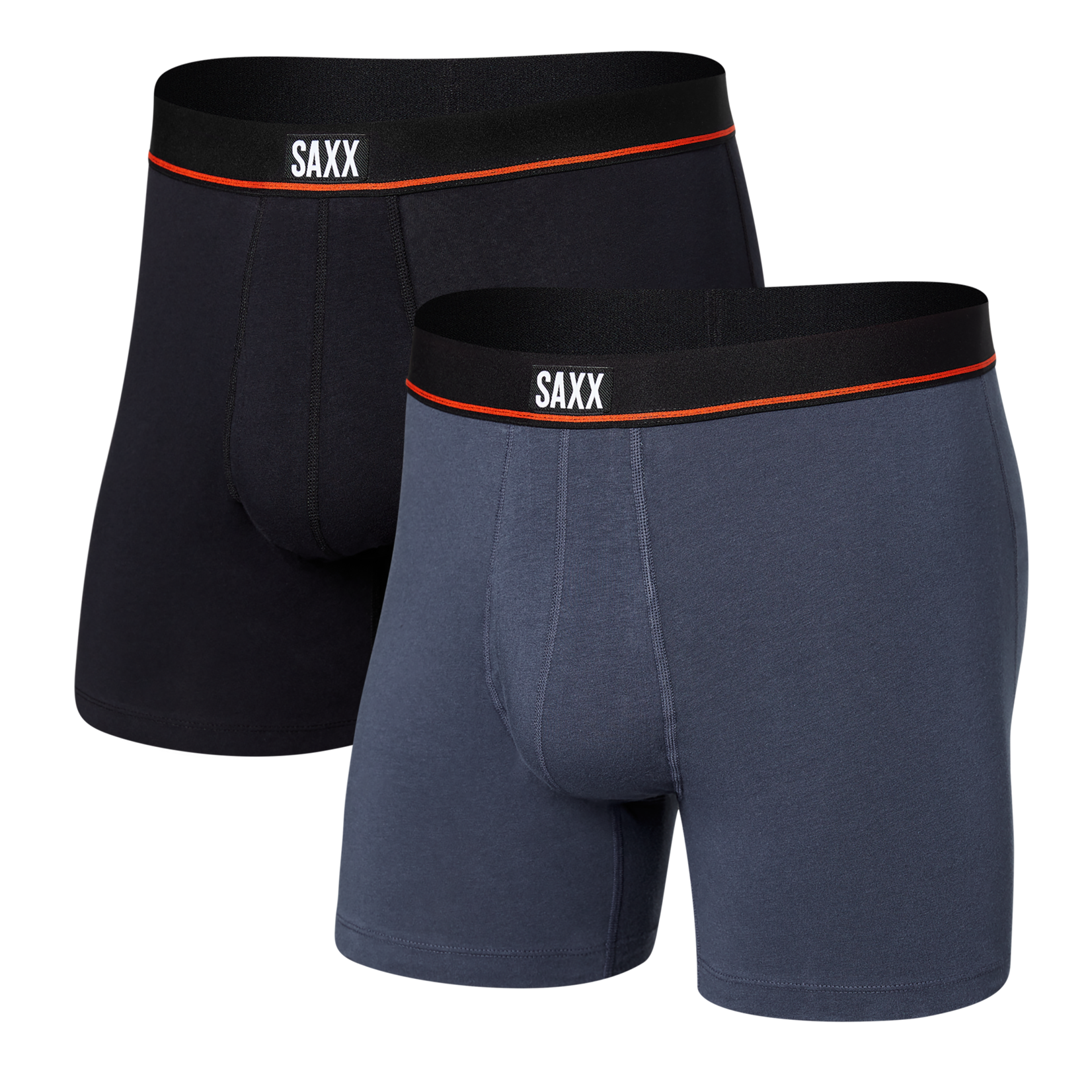 SAXX 2 PACK NON-STOP STRETCH COTTON | Deep Navy / Black
