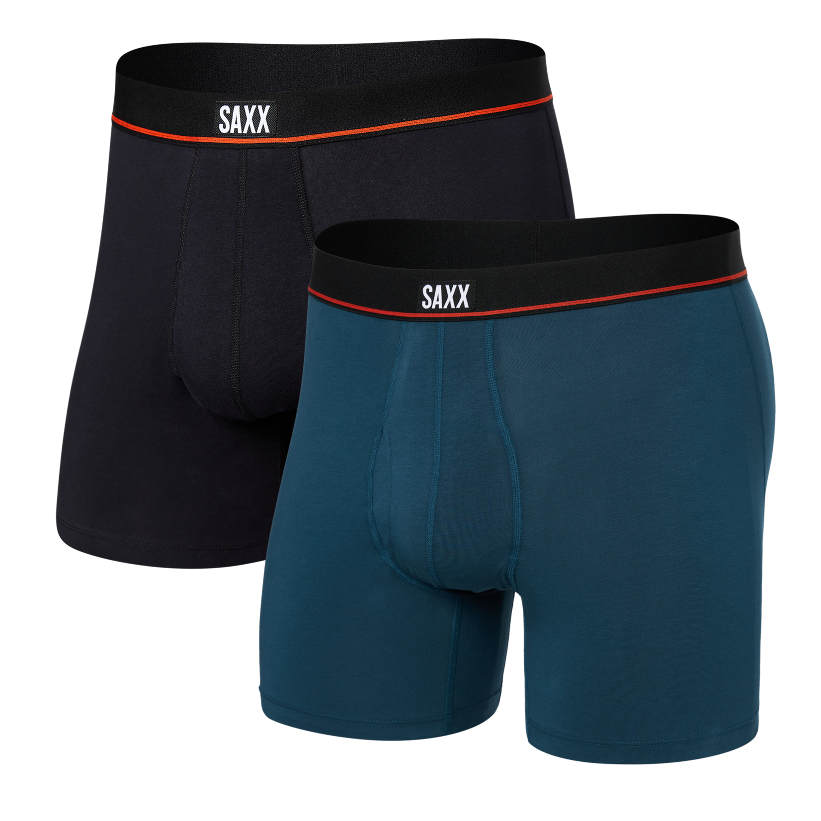 SAXX 2 PACK NON-STOP STRETCH COTTON | Hurricane / Black