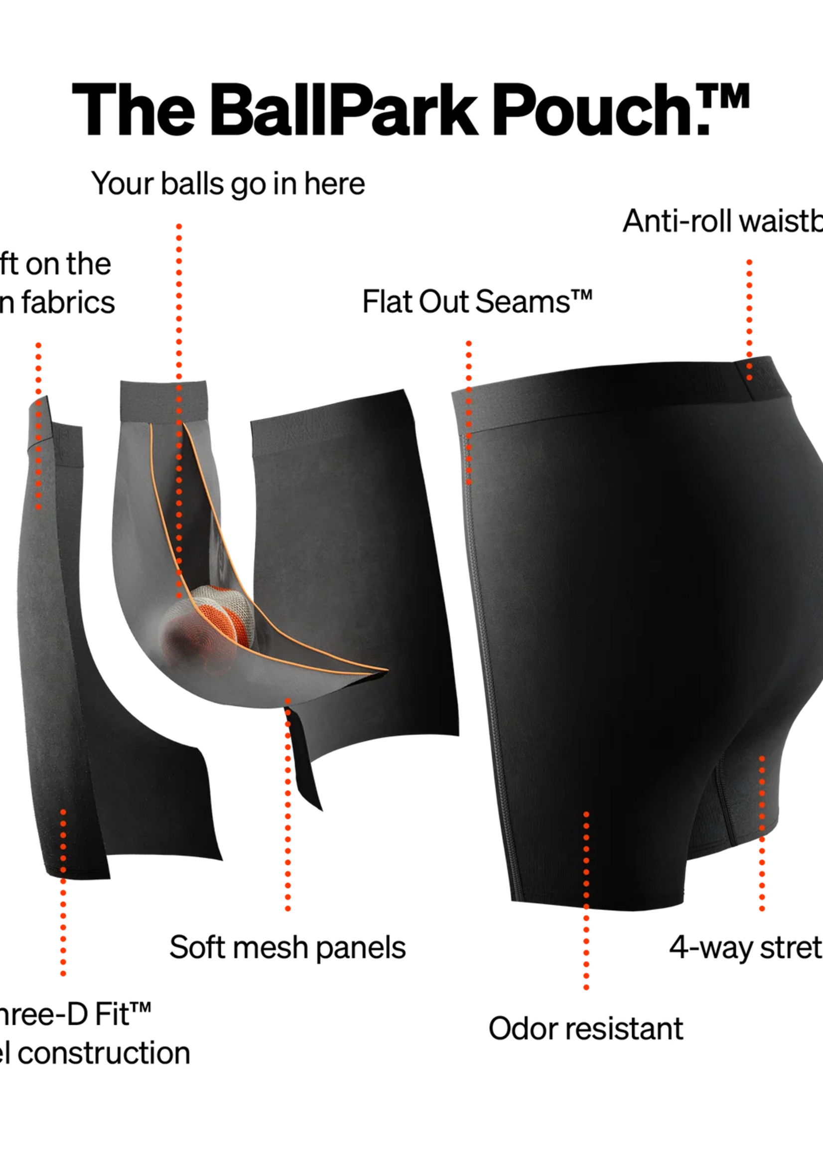 SAXX 2 PACK NON-STOP STRETCH COTTON | Hurricane / Black