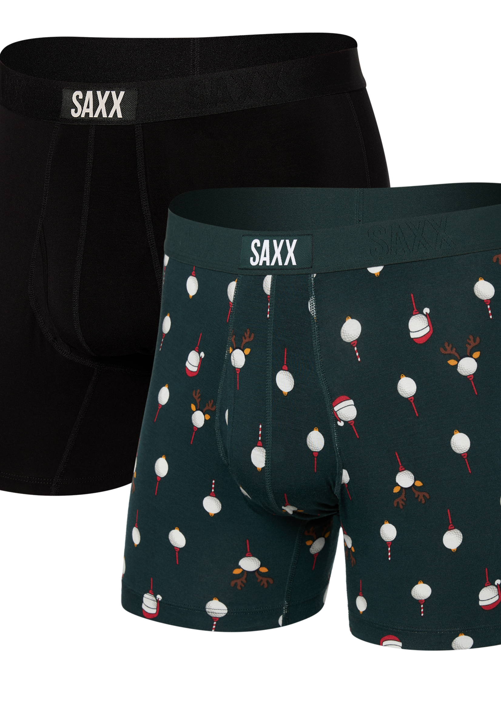 SAXX 2 PACK ULTRA | Christmas Tee / Black