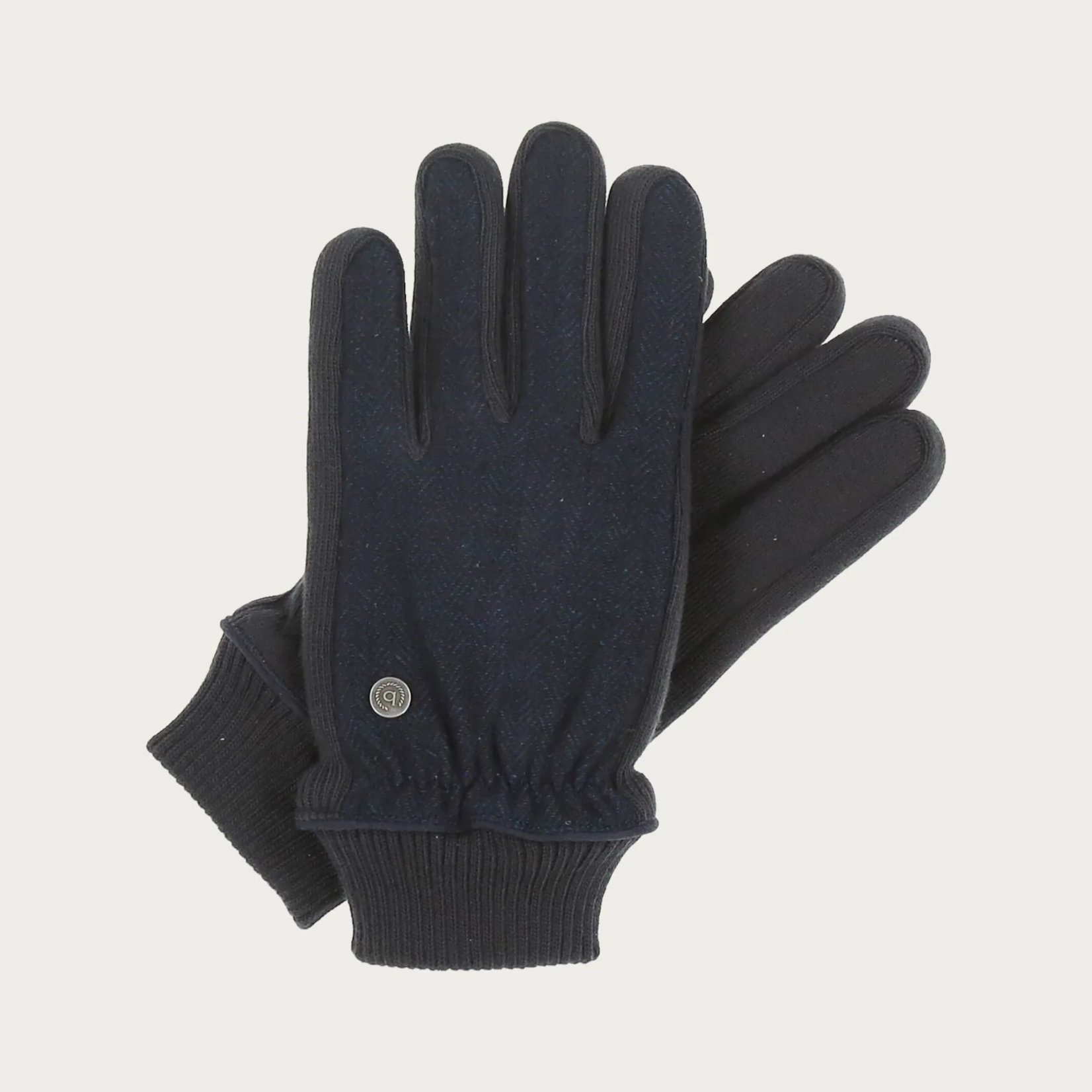 Bugatti BUGATTI GLOVES IN HERRINGBONE DESIGN