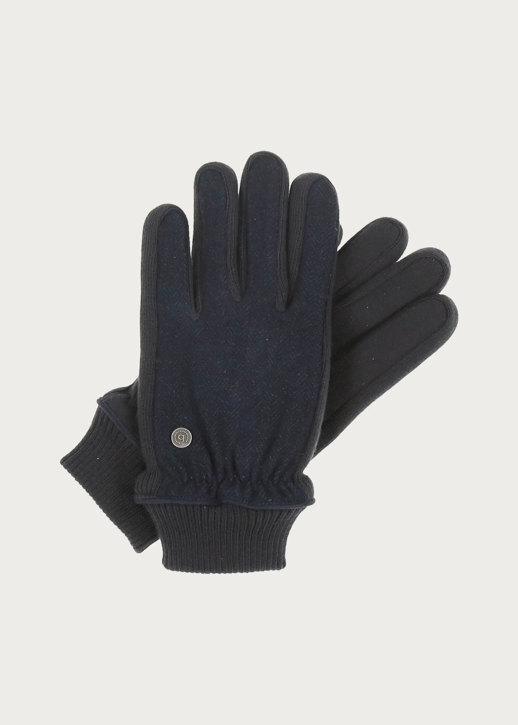 Bugatti BUGATTI GLOVES IN HERRINGBONE DESIGN